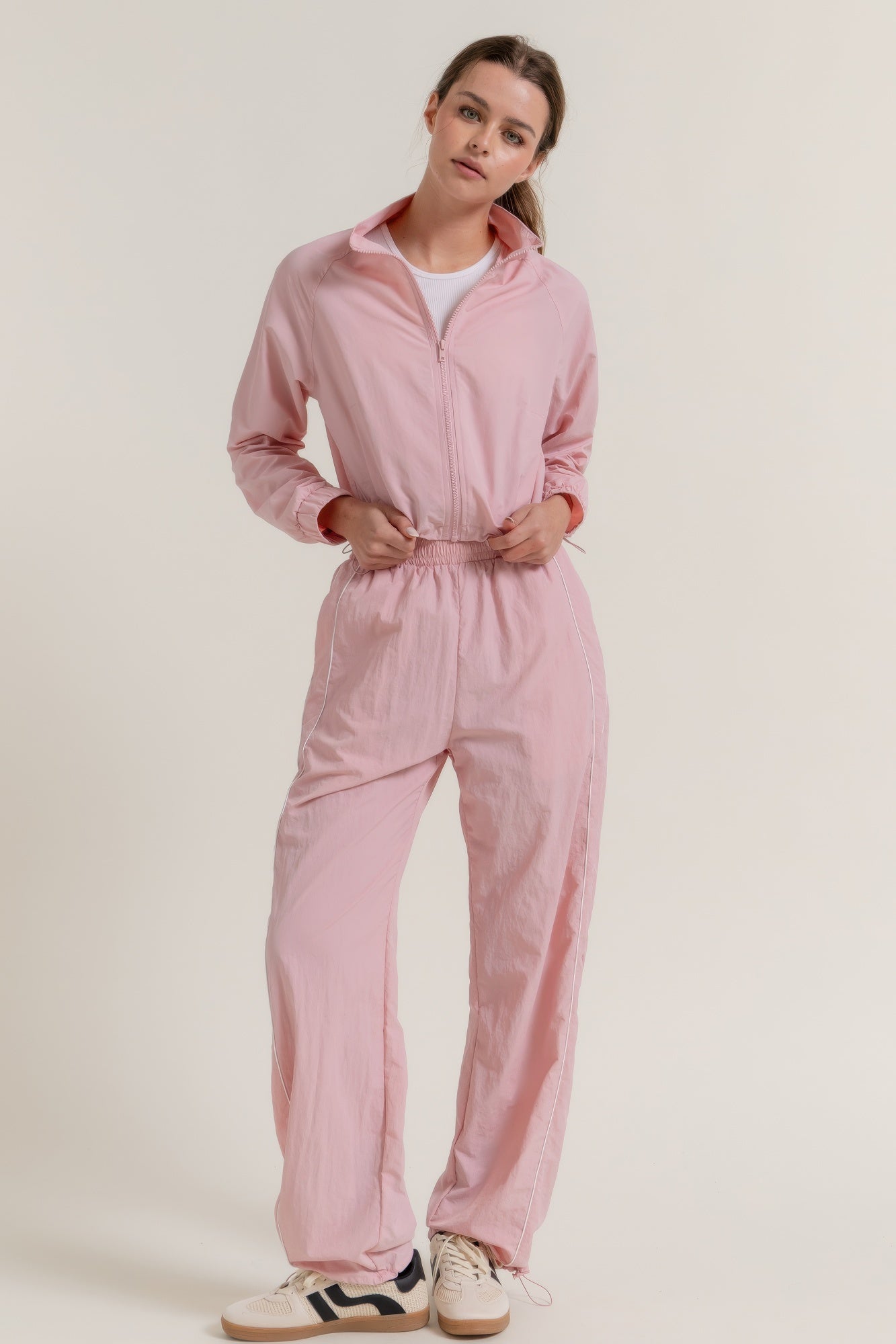 Long Slv Crop Activewear Anorak Jacket product image