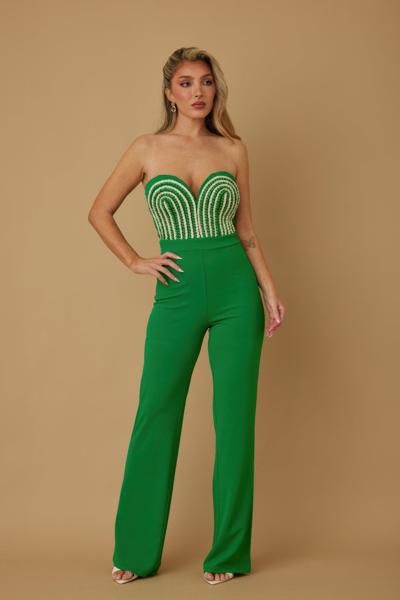 Threaded Twisted Rope Knot Tie Jumpsuit product image