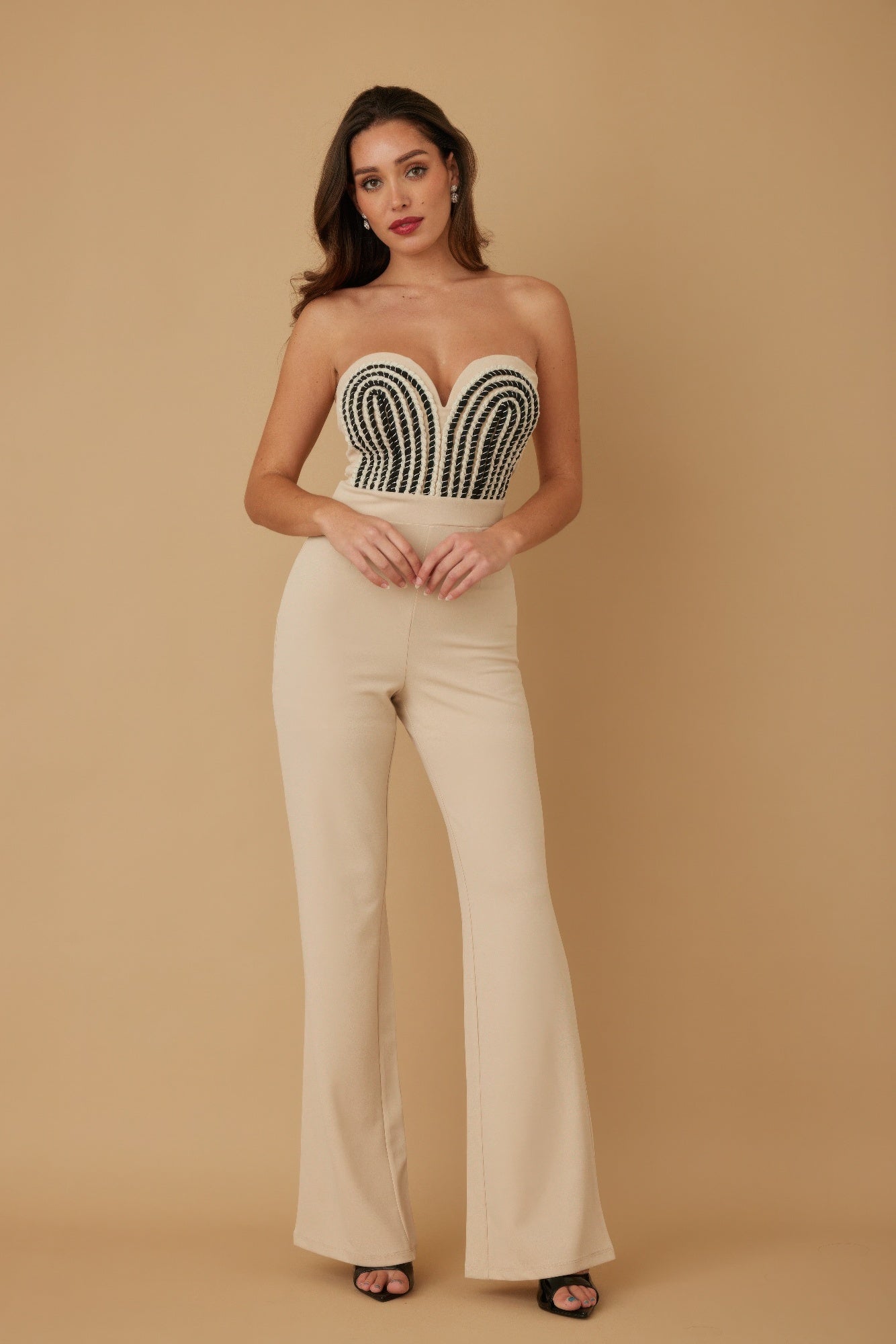 Threaded Twisted Rope Knot Tie Jumpsuit product image