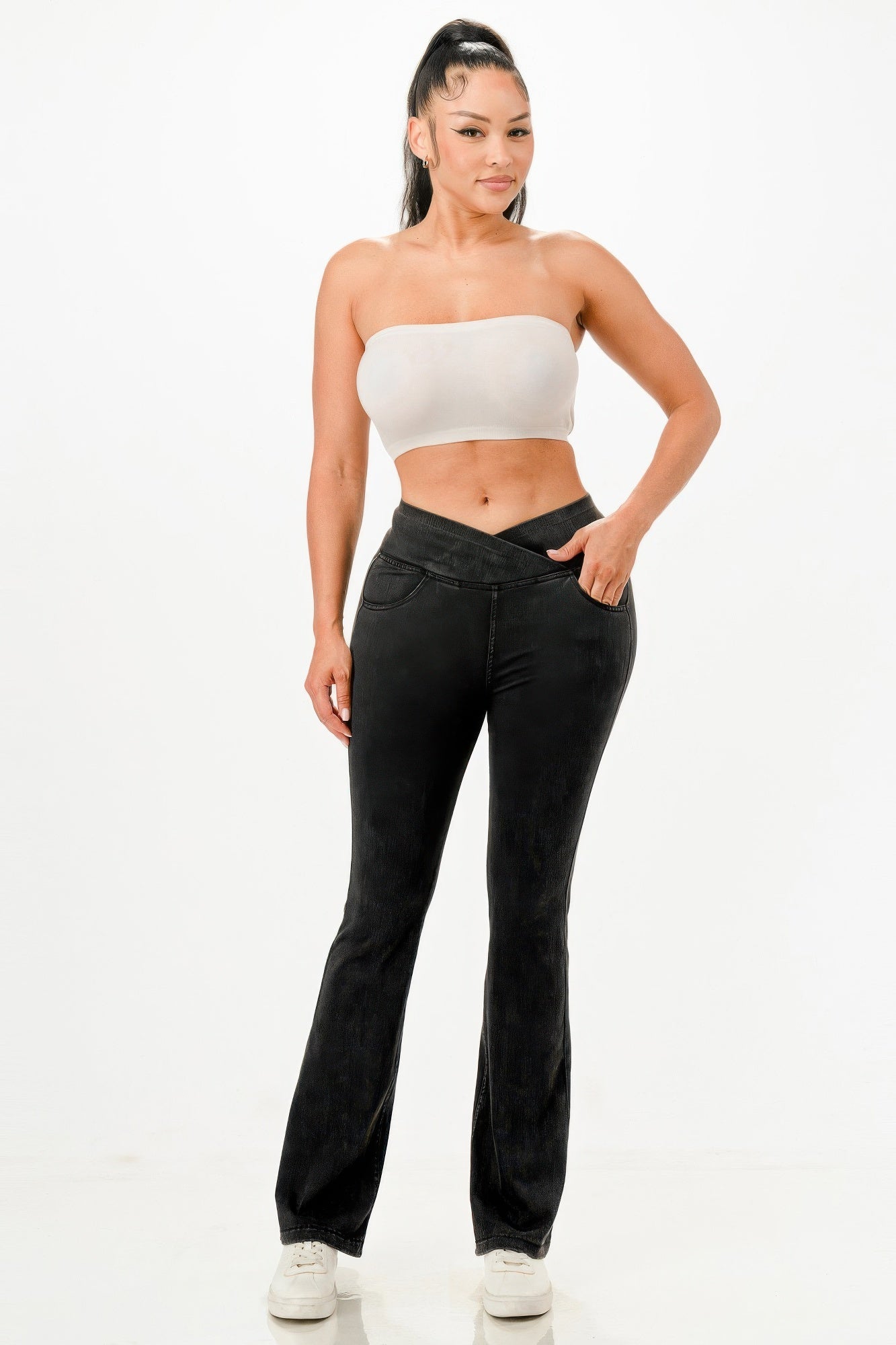 Light Weight Flare Jeans product image