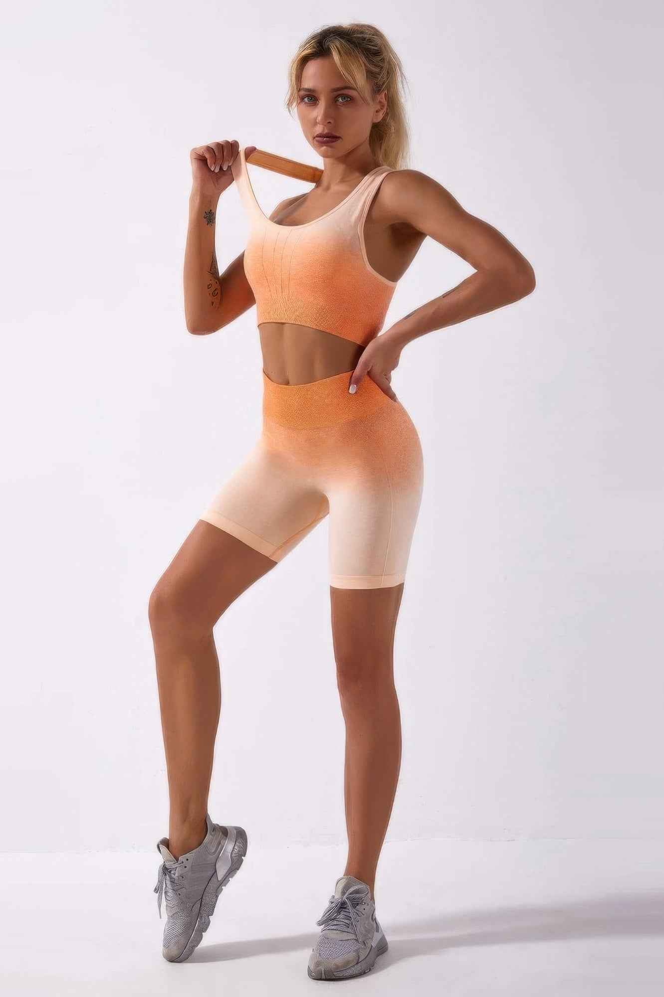 Ombre Seamless Two Piece Set Ombre Seamless Two Piece Set