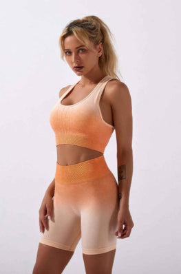 Ombre Seamless Two Piece Set