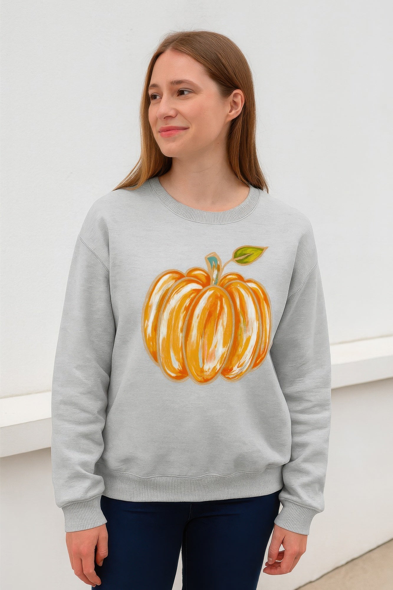 Pumpkin Print Sweater product image