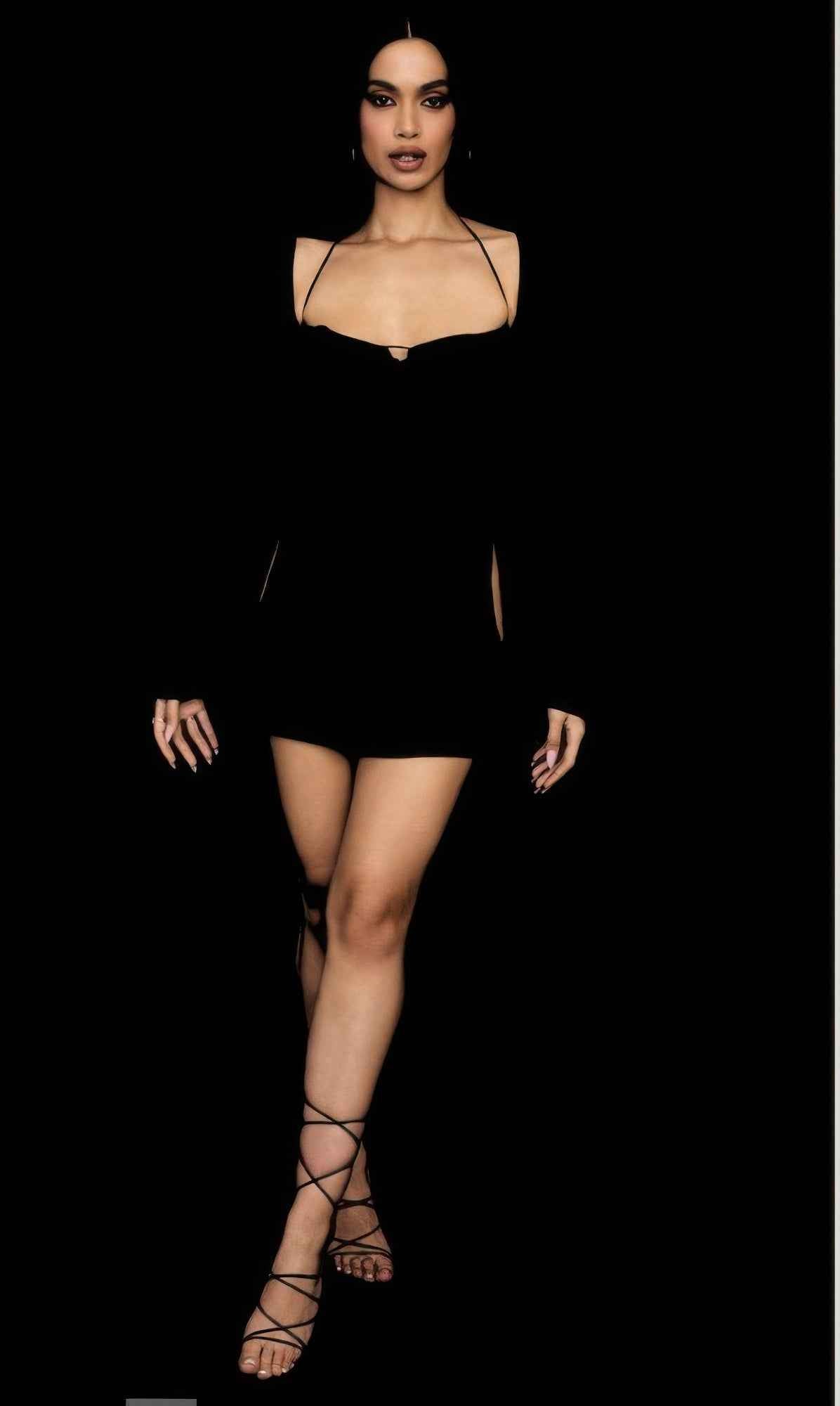 Peek Hole Mini Dress Peek Hole Mini Dress