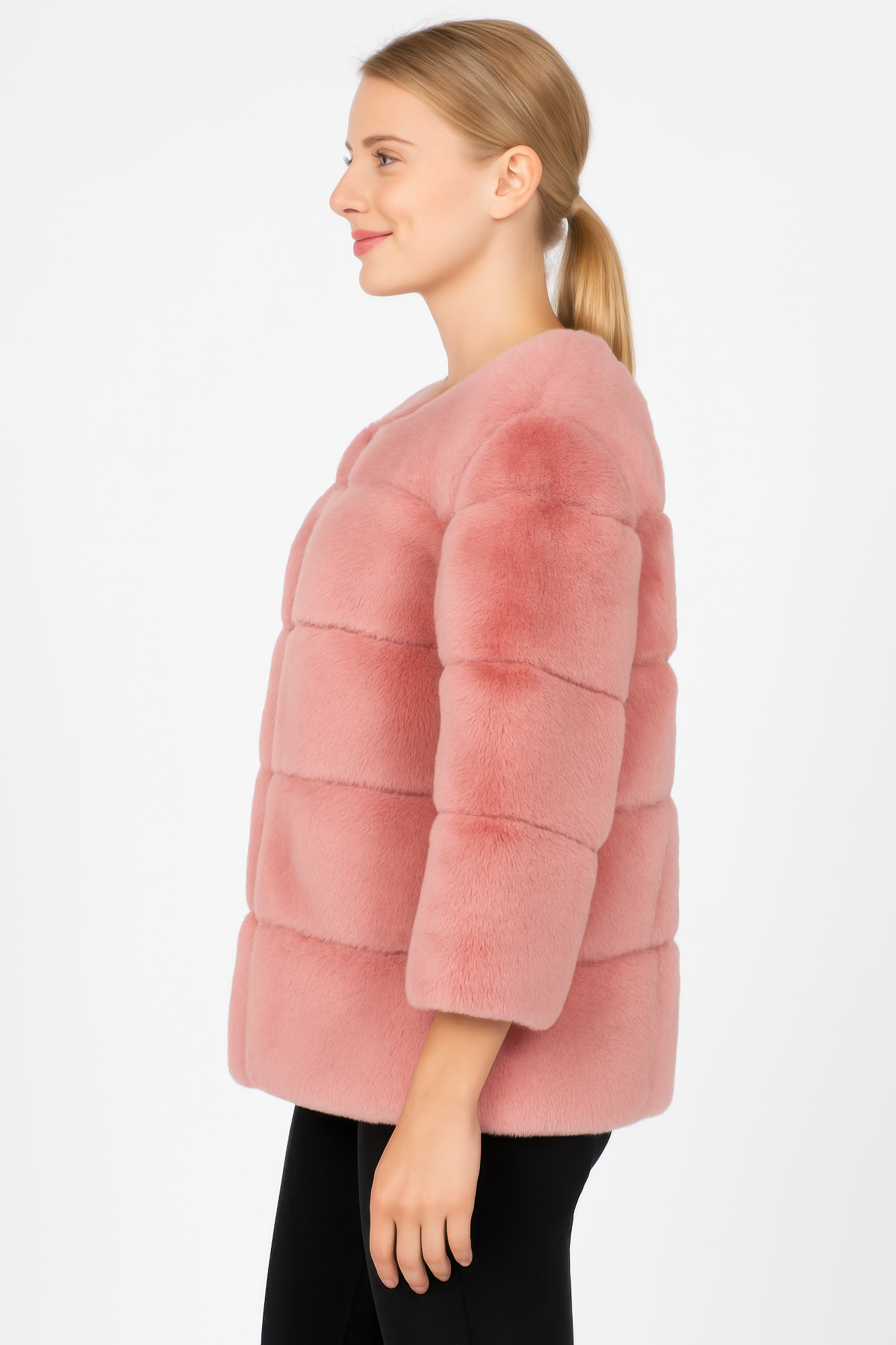 Plush Camel Faux Fur Jacket product image