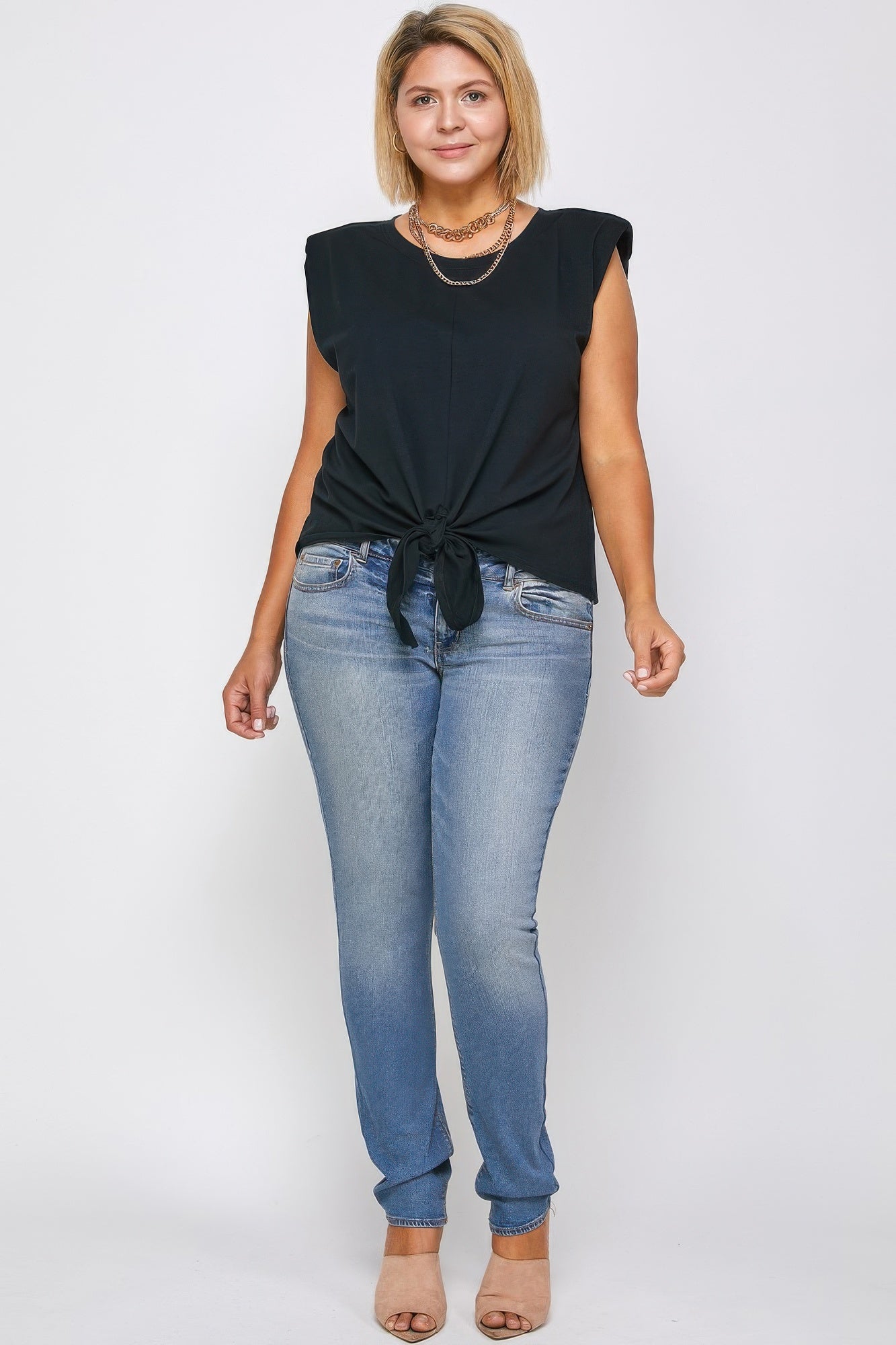 Padded Shoulder Top product image