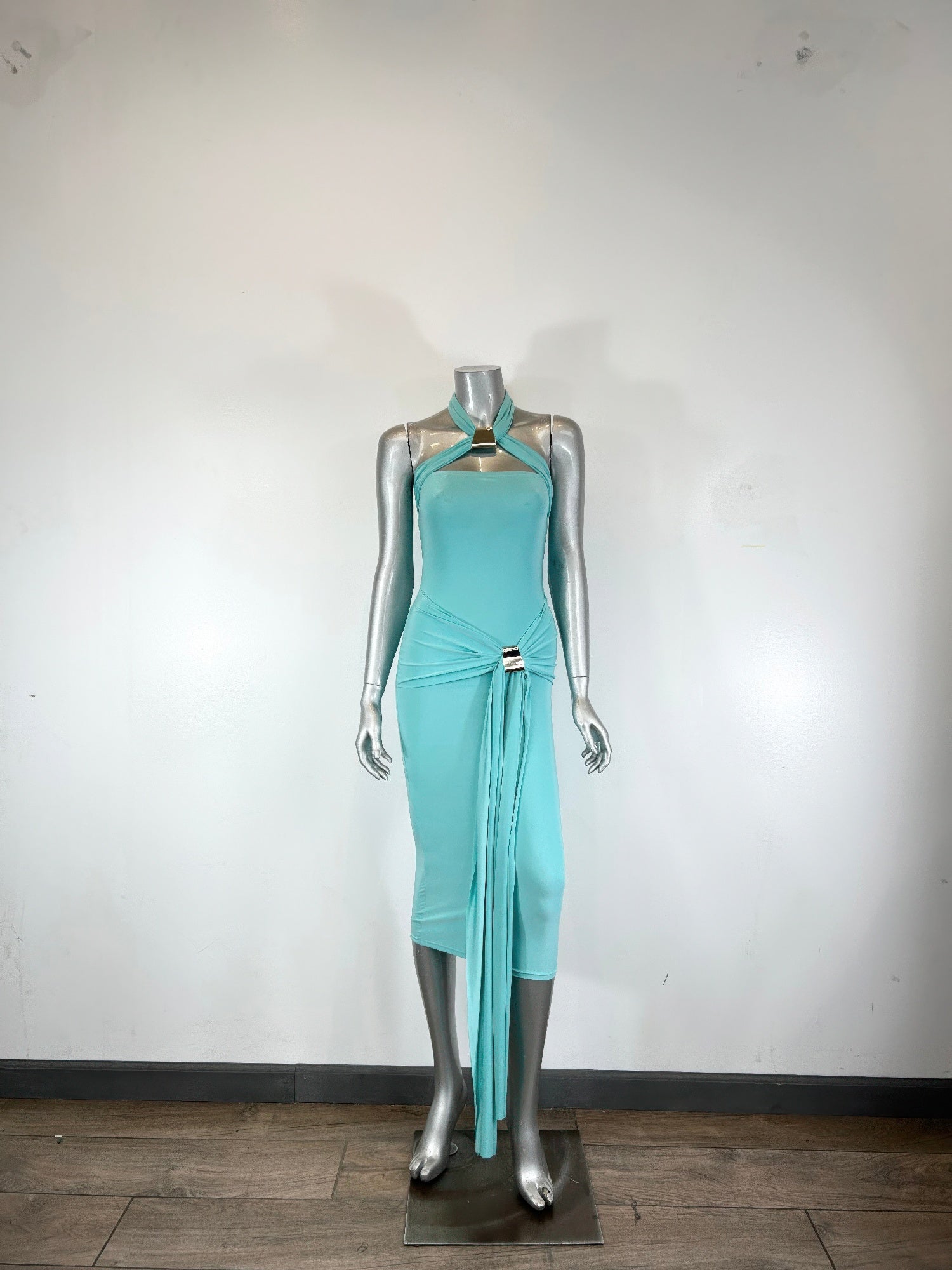 Halter-style Bodycon Midi Dress product image
