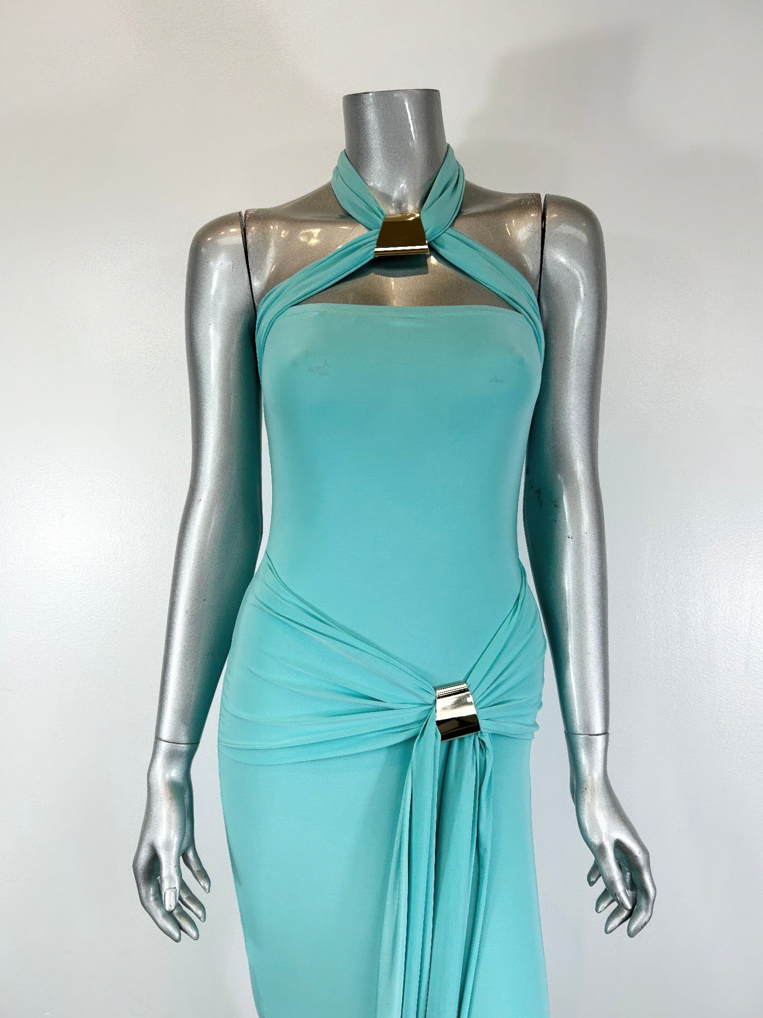 Halter-style Bodycon Midi Dress product image