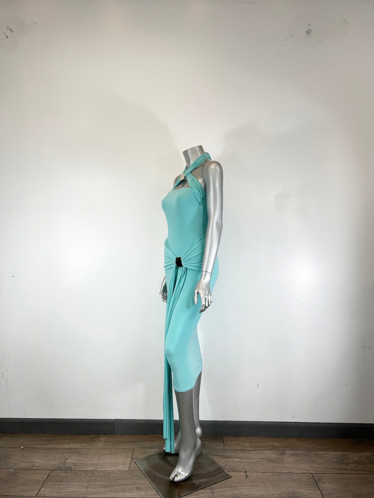 Halter-style Bodycon Midi Dress product image