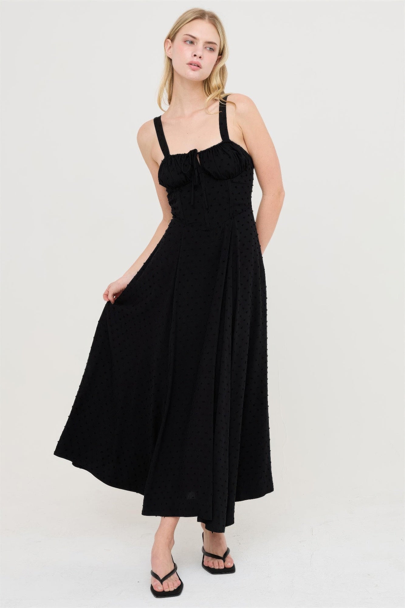 Boned Tie-back Dress product image