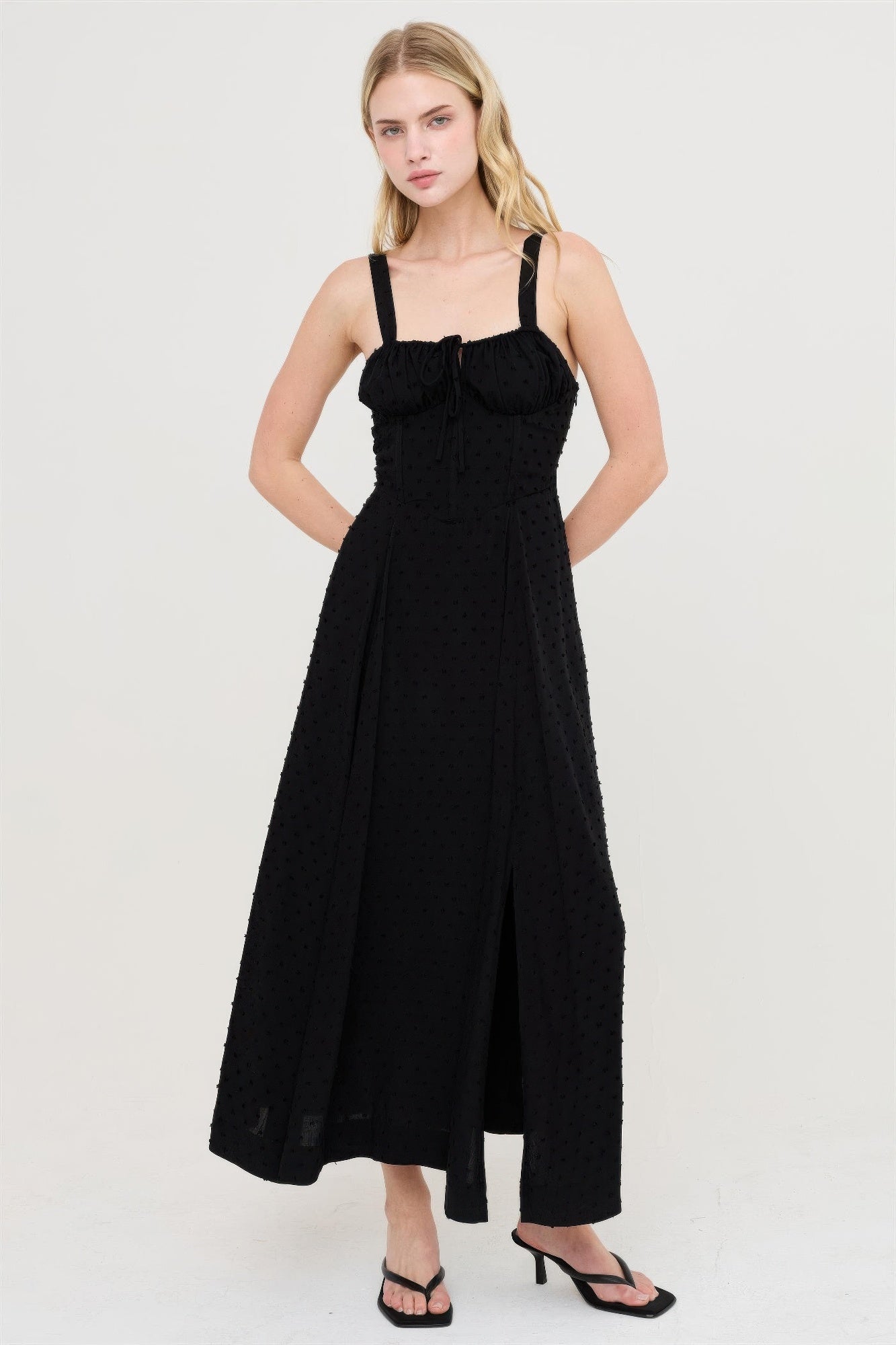 Boned Tie-back Dress product image