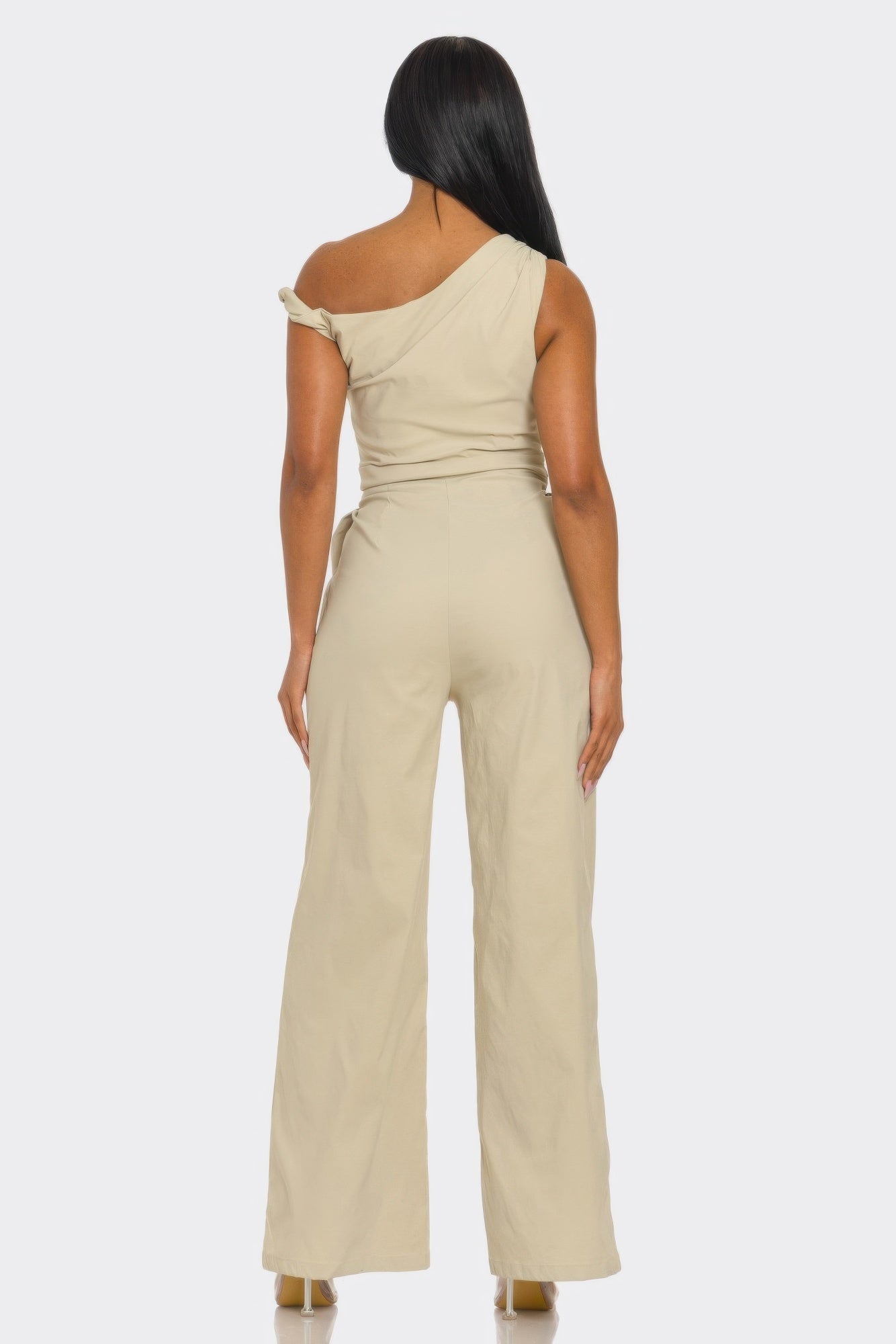 Chic Poise One-shoulder Jumpsuit product image
