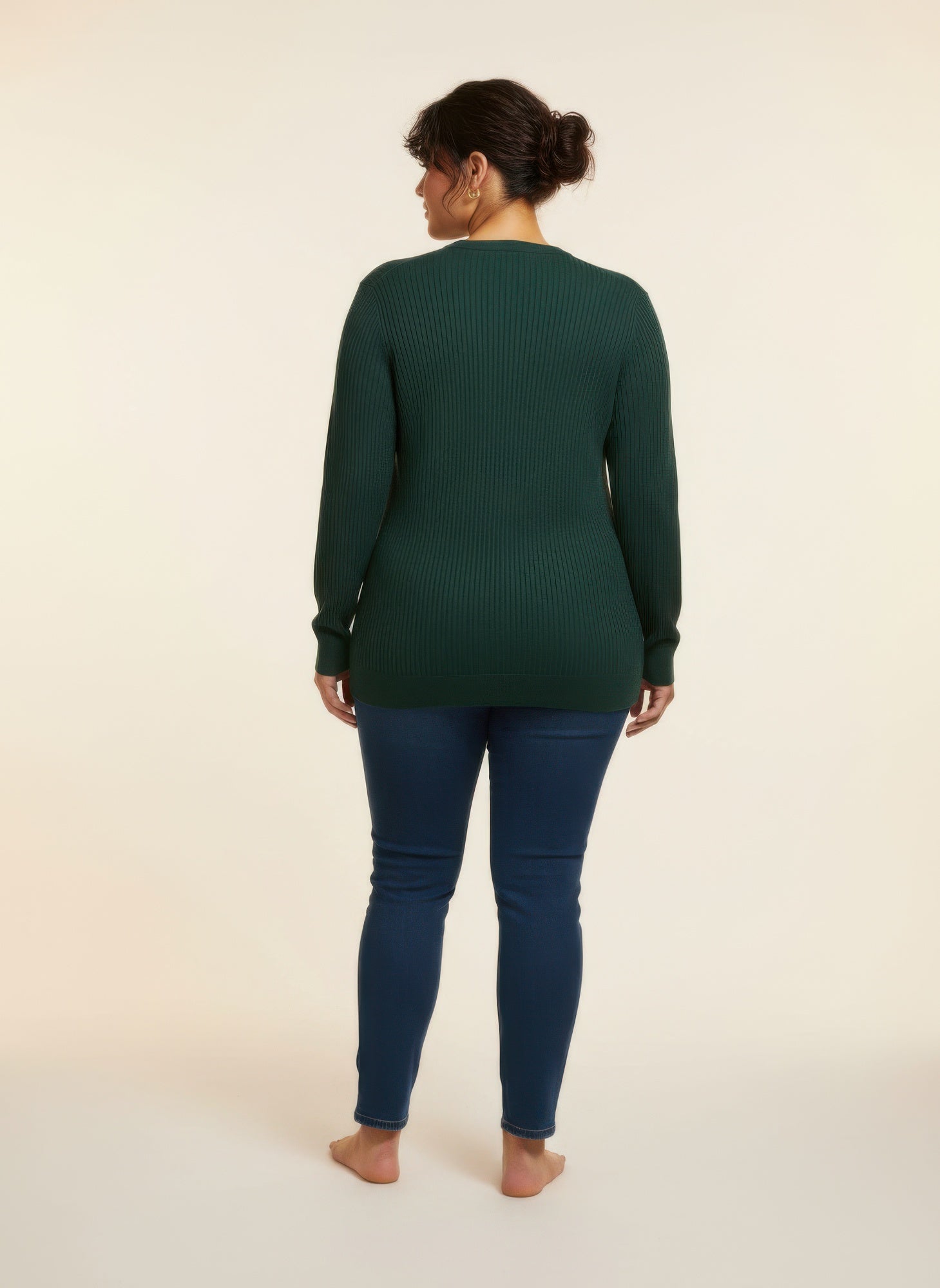 Burgundy Shimmer Detail Knit Tunic Top product image