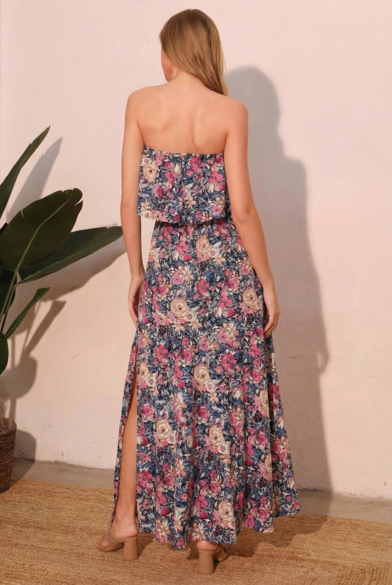 Bloom Party Strapless Maxi Dress product image