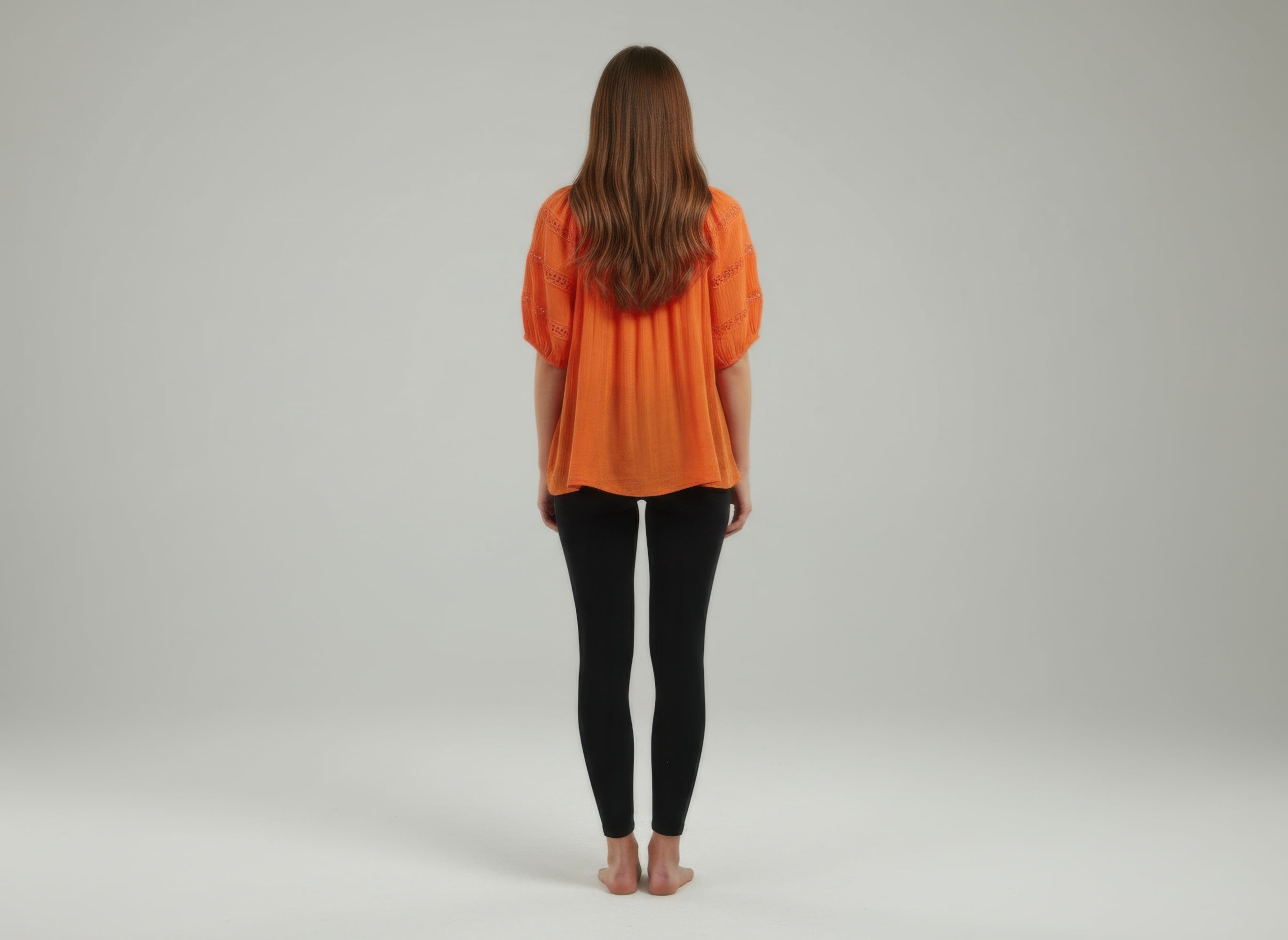 Unique Spectrum Solid Short Sleeve Blouse product image