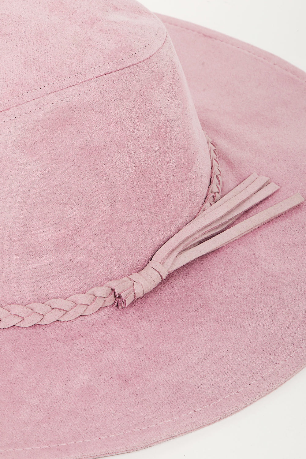 Fame Braided Faux Suede Hat Fame Braided Faux Suede Hat - TopFashionHQ