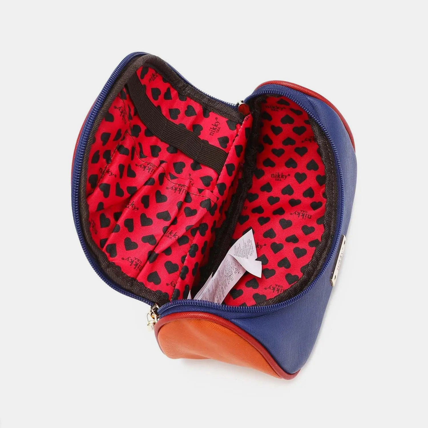 Nicole Lee USA Nikky Contrast Makeup Bag Nicole Lee USA Nikky Contrast Makeup Bag - TopFashionHQ