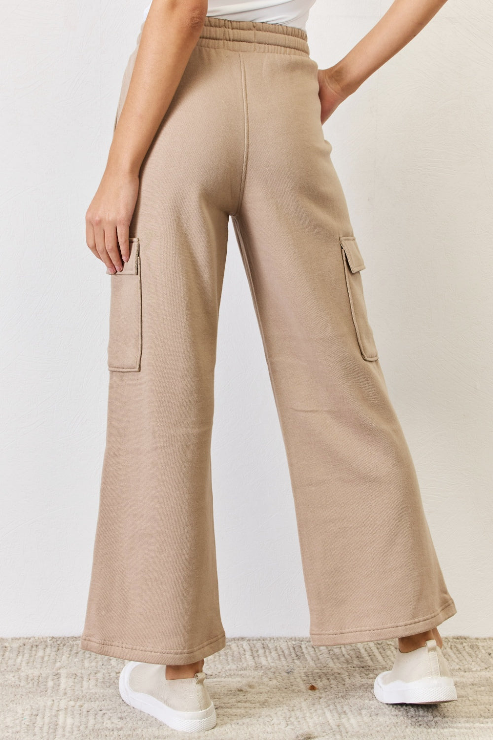 RISEN High Waist Cargo Wide Leg Pants RISEN High Waist Cargo Wide Leg Pants - TopFashionHQ