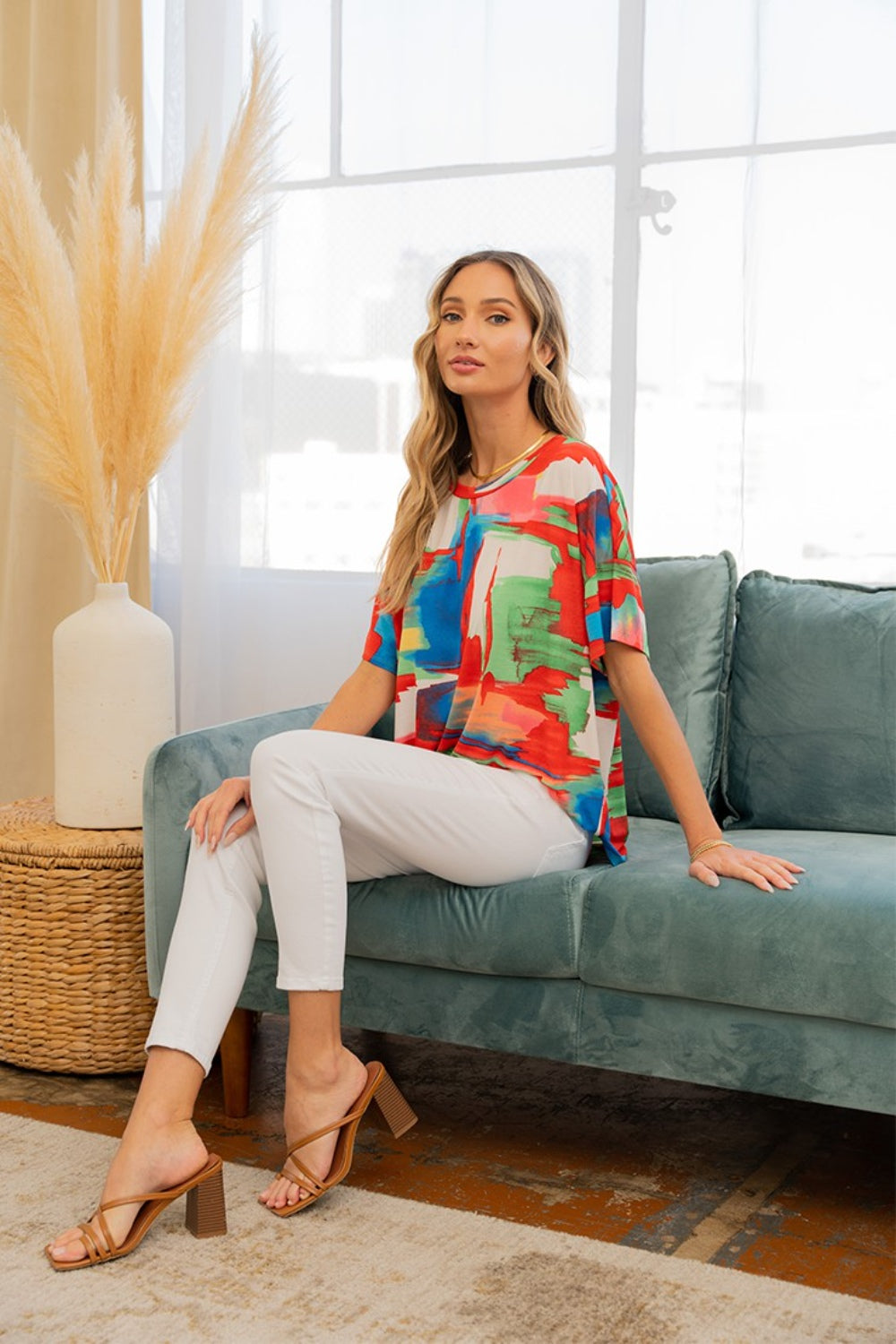 Sew In Love Full Size Round Neck Short Sleeve T-Shirt Sew In Love Full Size Round Neck Short Sleeve T-Shirt - TopFashionHQ