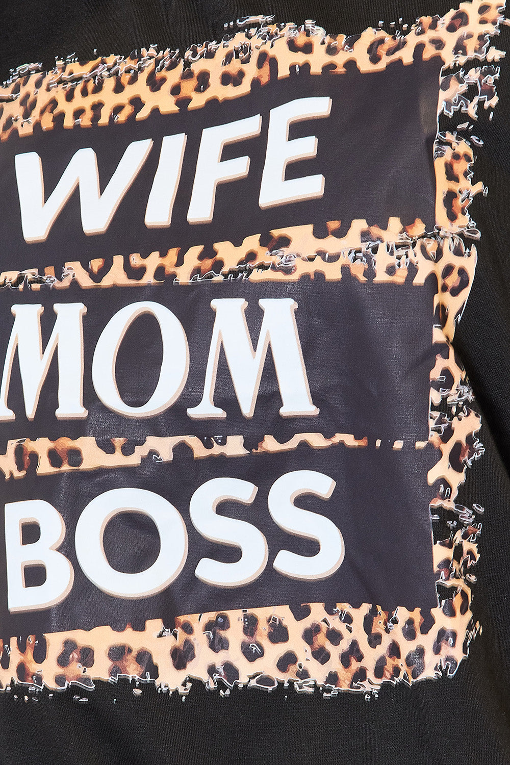 Simply Love WIFE MOM BOSS Leopard Graphic T-Shirt Simply Love WIFE MOM BOSS Leopard Graphic T-Shirt - TopFashionHQ