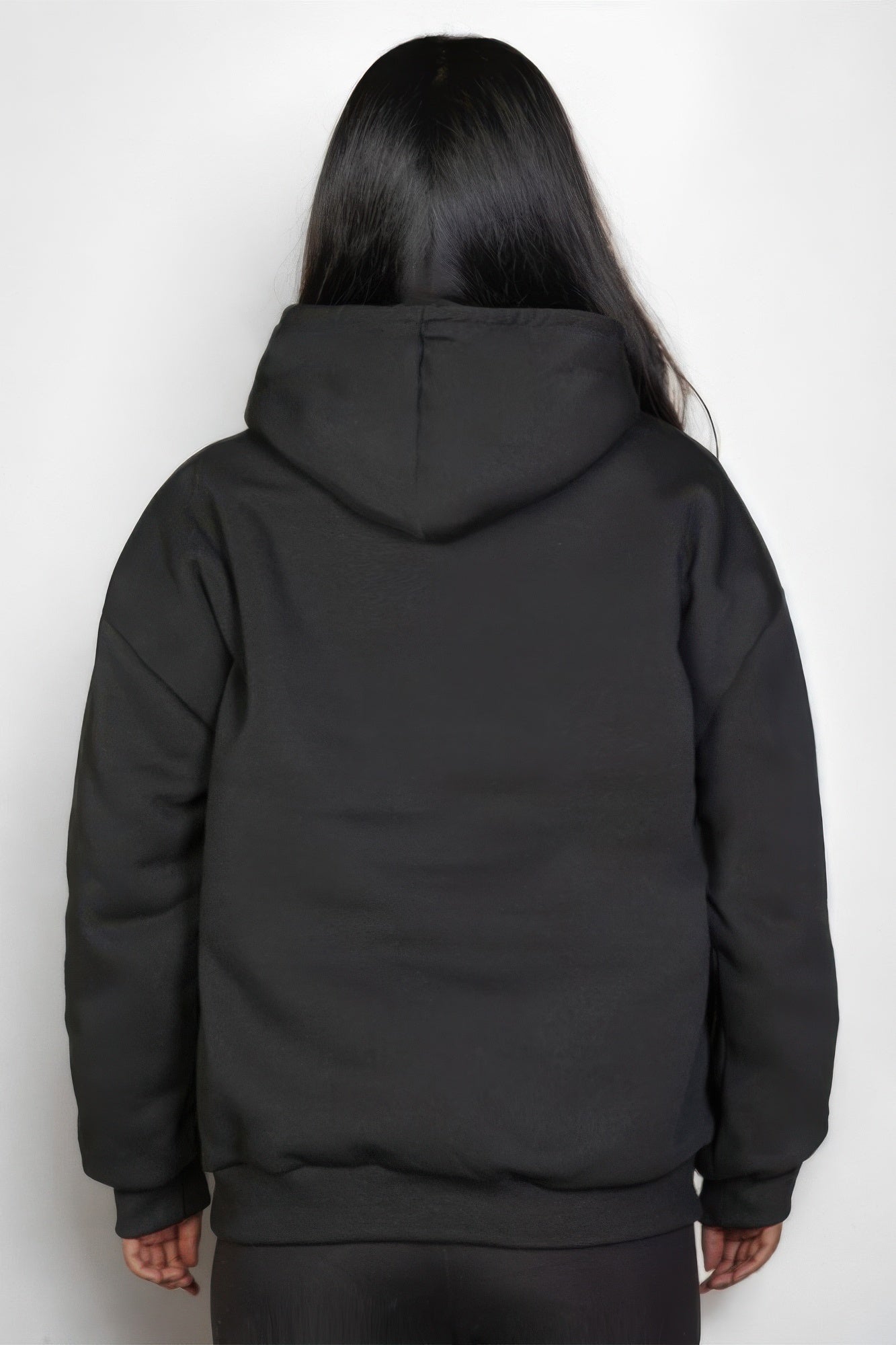 Plus Size Graphic Kangaroo Pocket Drawstring Hoodie product image