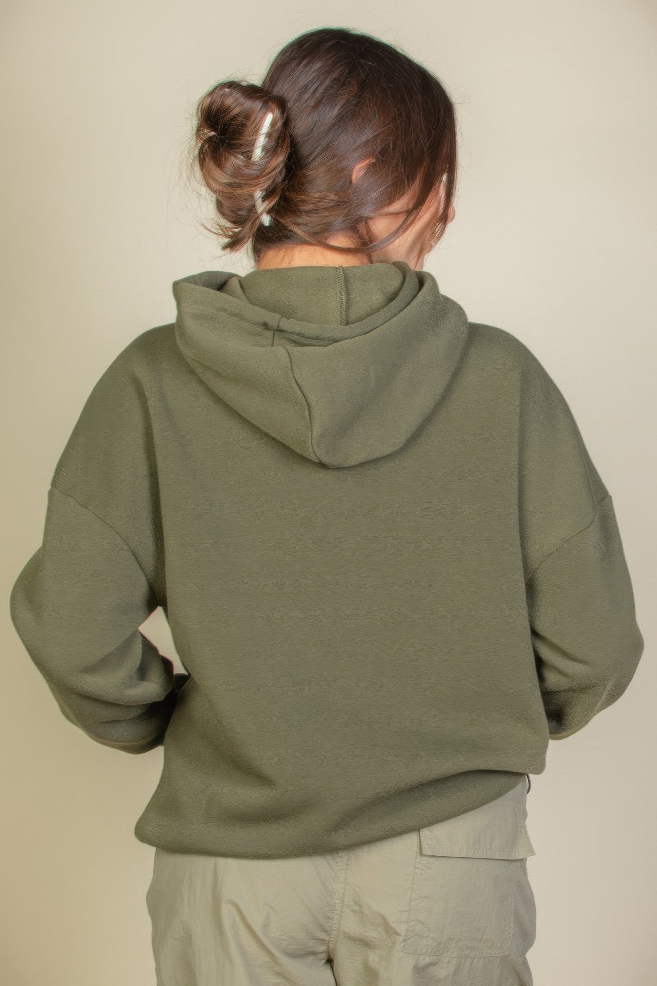 Graphic Kangaroo Pocket Drawstring Hoodie product image