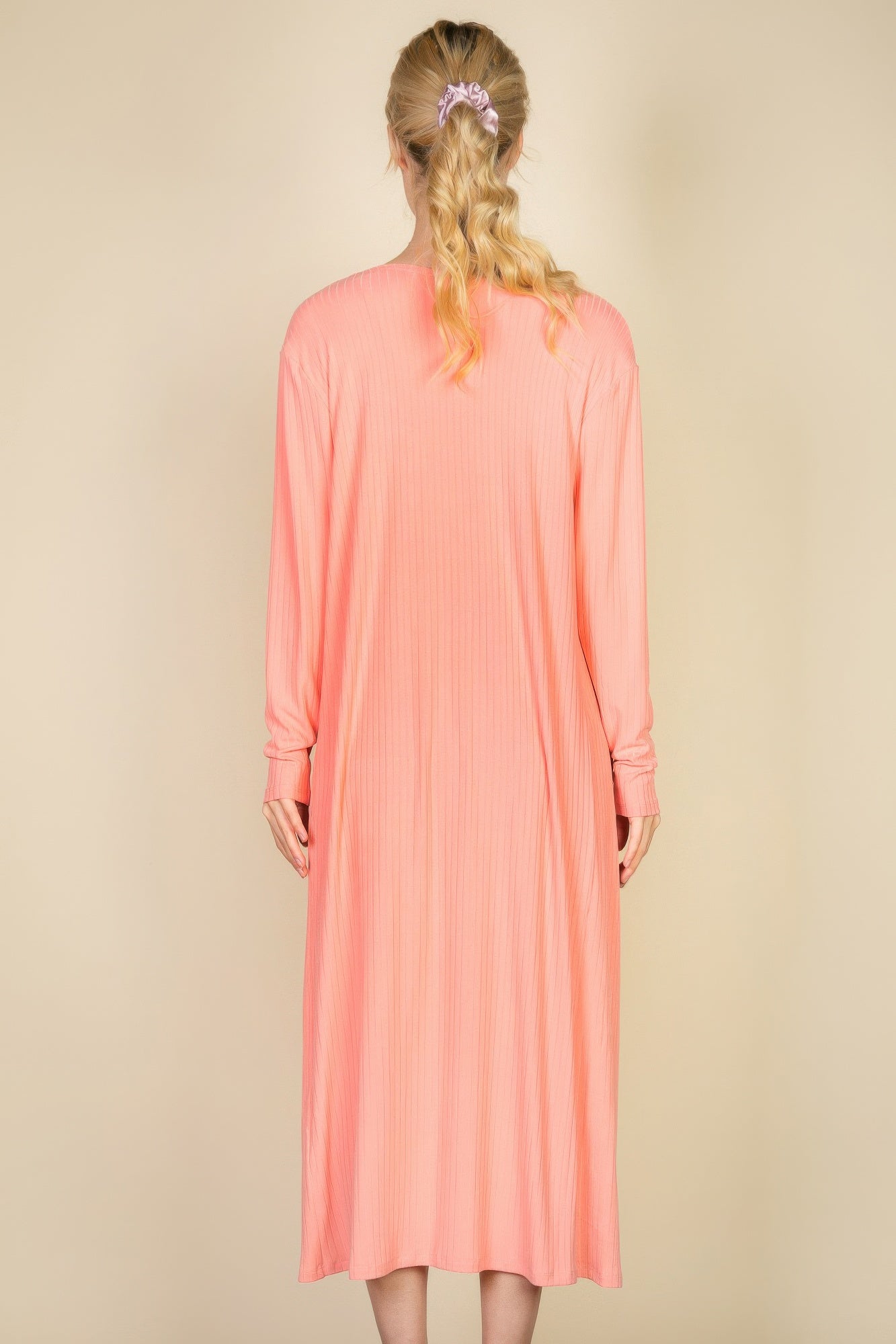 Ribbed Cardigan & Cami Midi Bodycon Dress product image