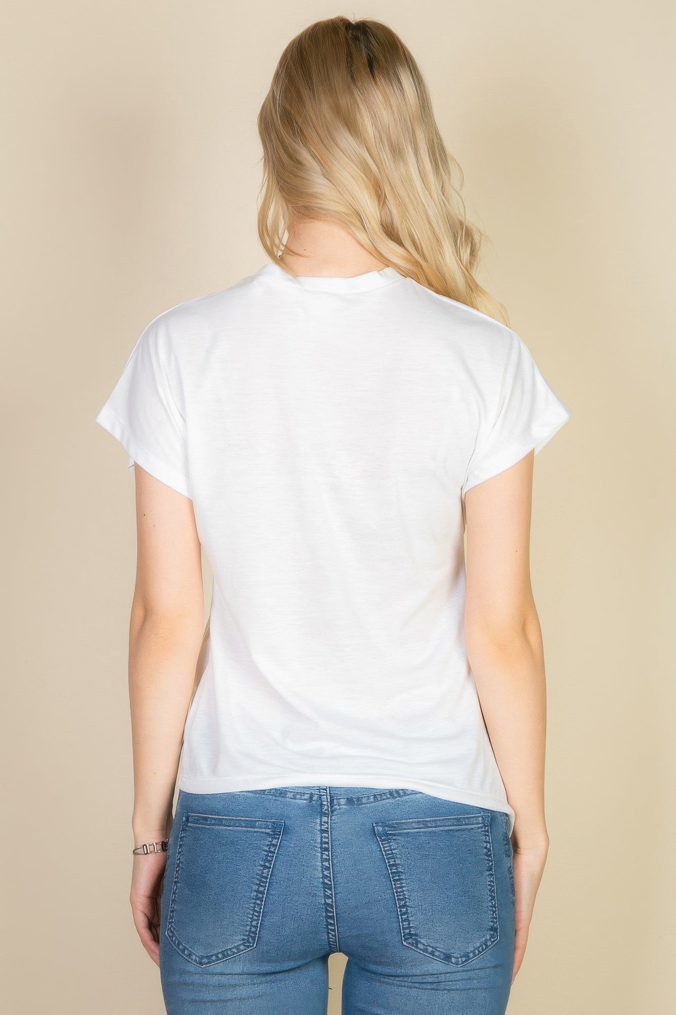 Batwing Sleeve Twist Front Tee product image