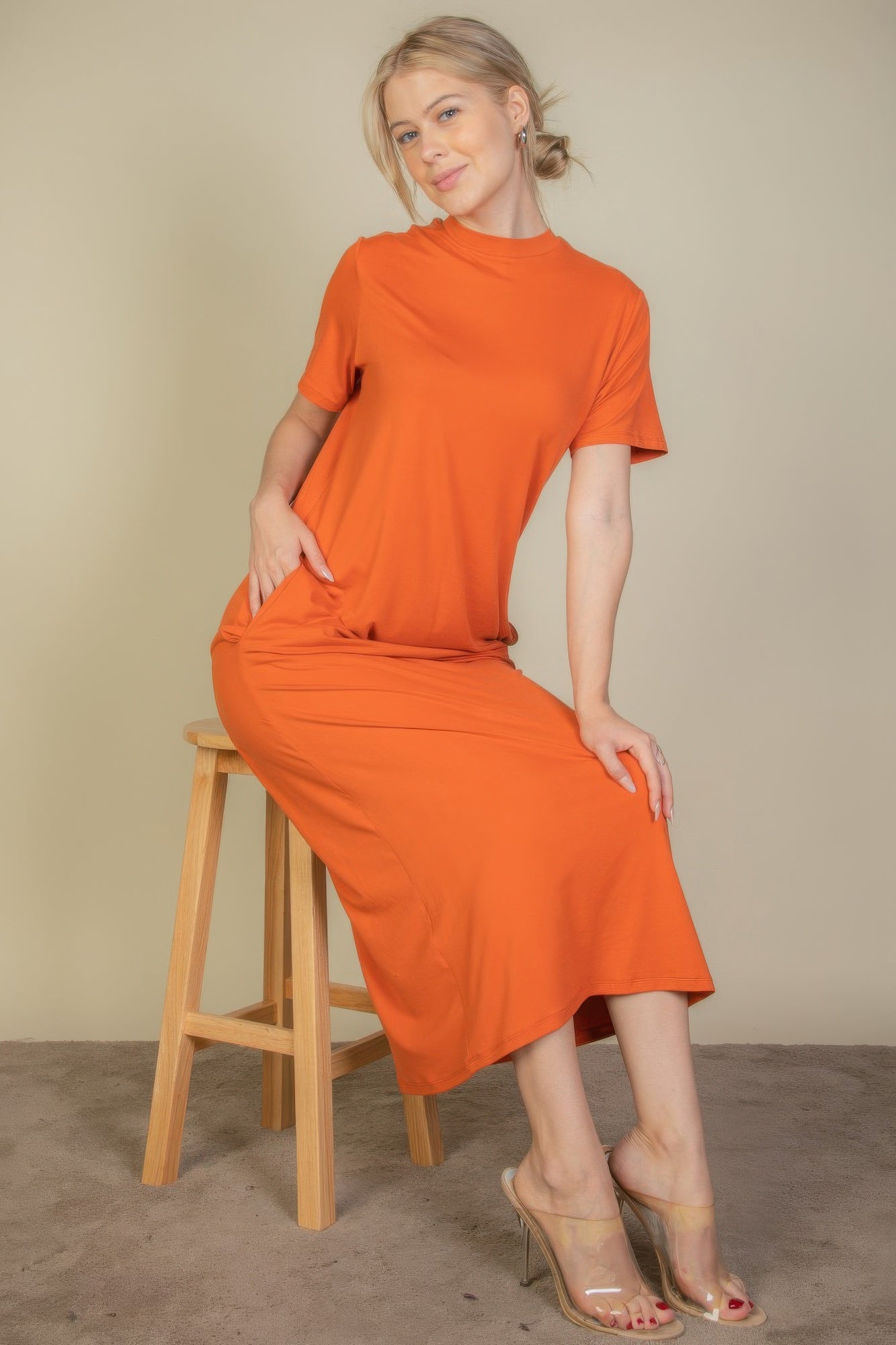 Side Pocket Tee Dress product image