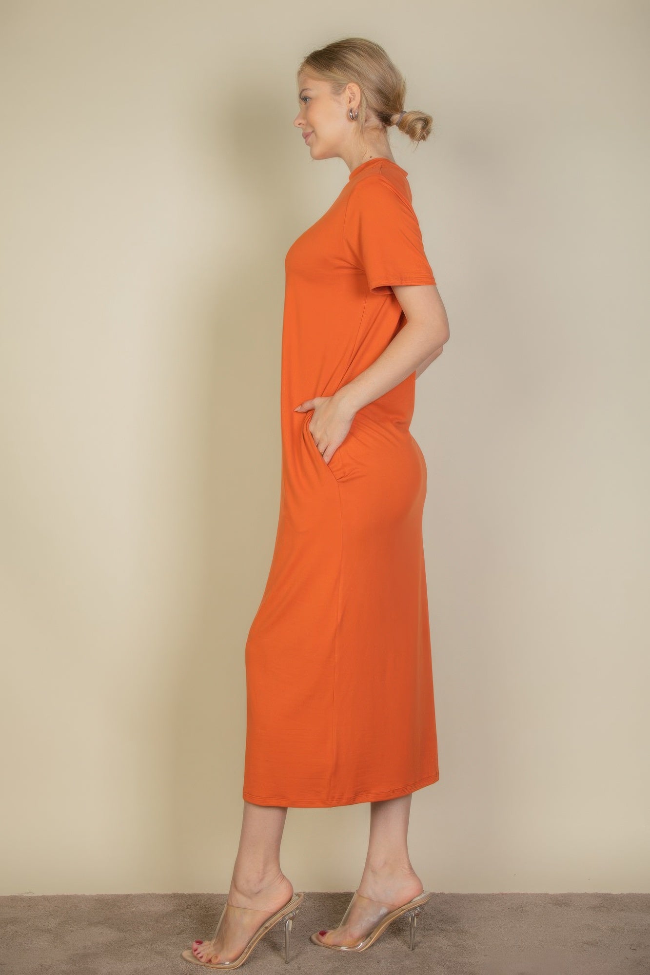 Side Pocket Tee Dress product image