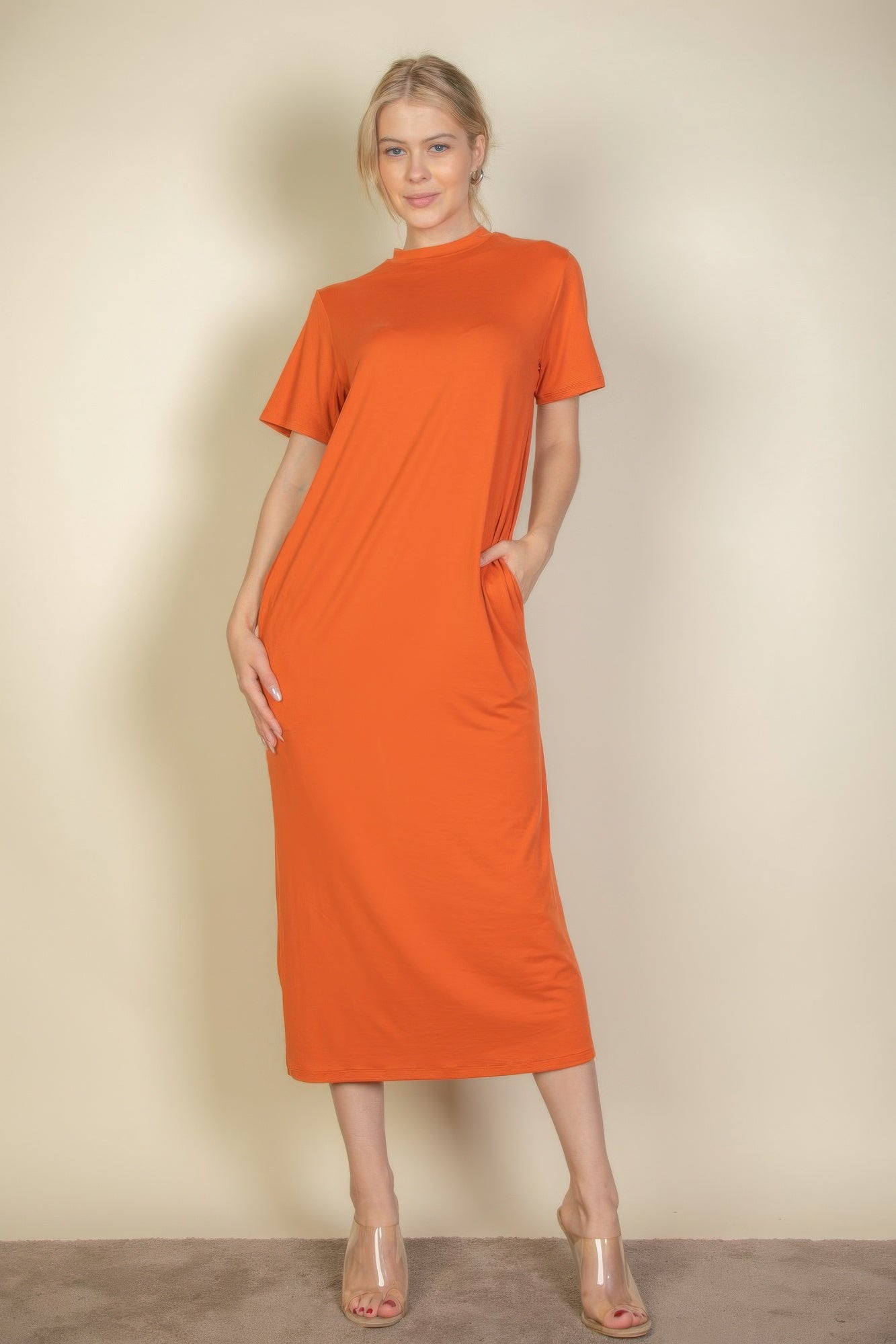 Side Pocket Tee Dress product image