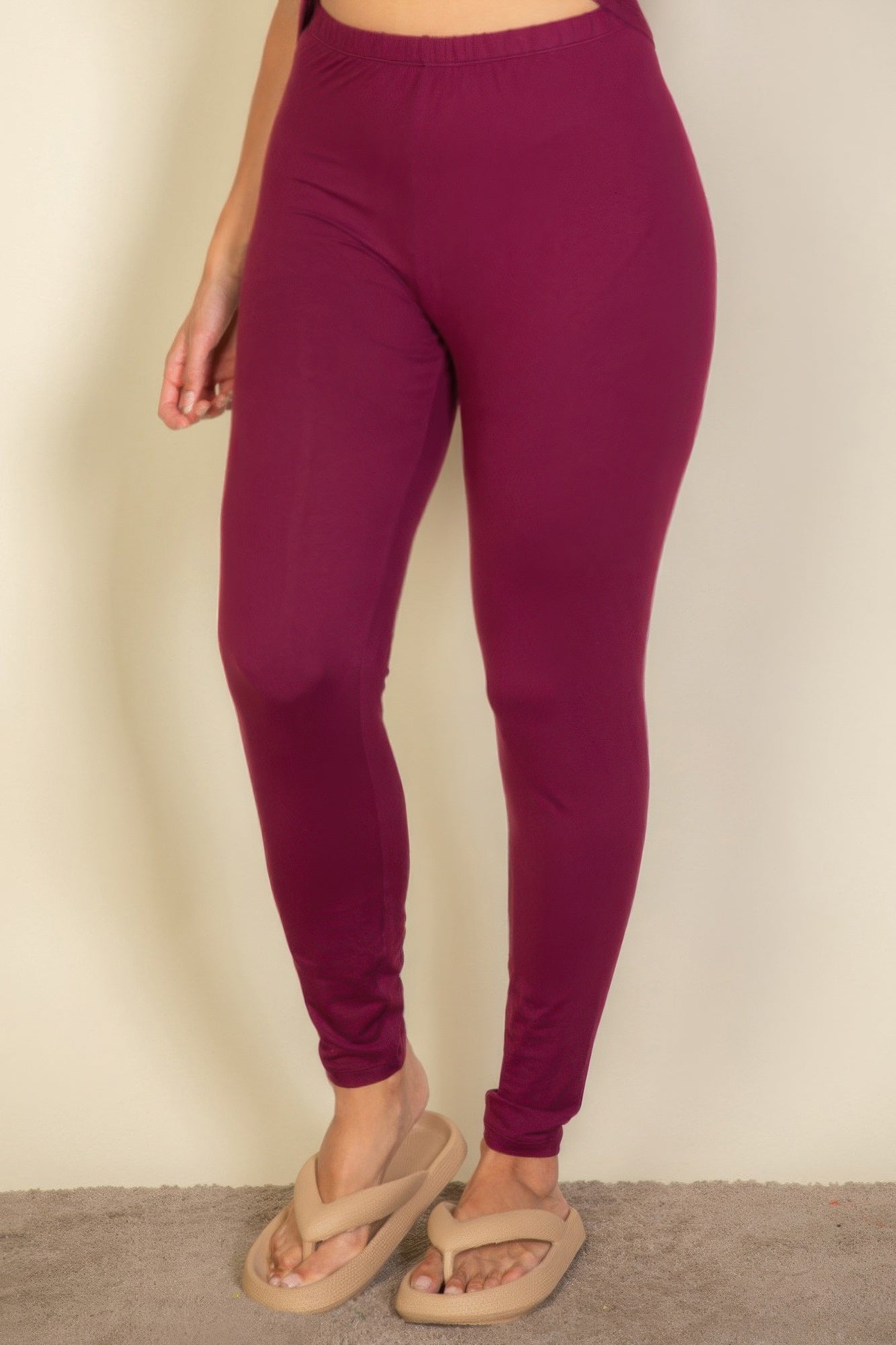 Plus Basic Solid Leggings product image