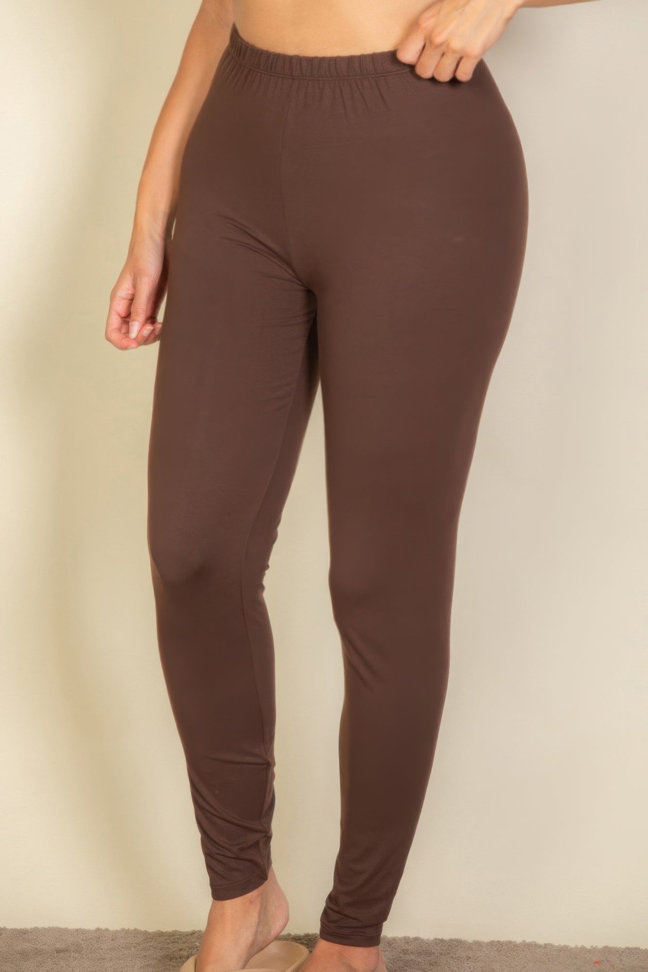 Plus Basic Solid Leggings product image