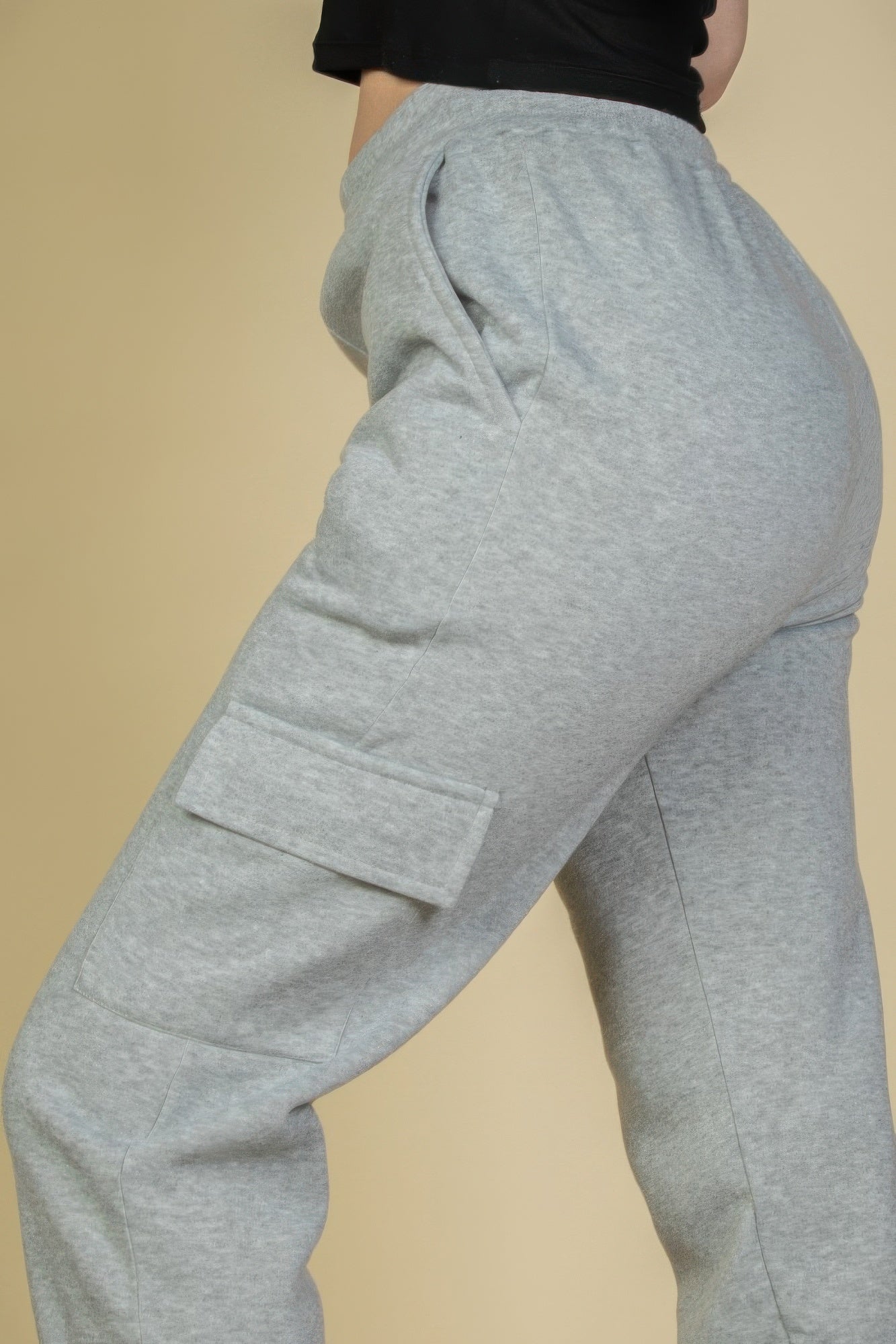 Side Pocket Drawstring Waist Sweatpants product image