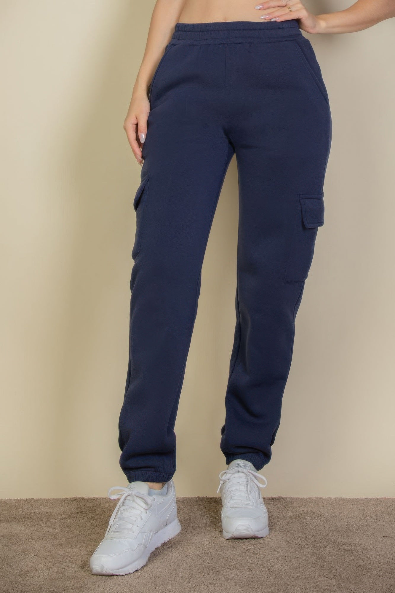 Side Pocket Drawstring Waist Sweatpants product image
