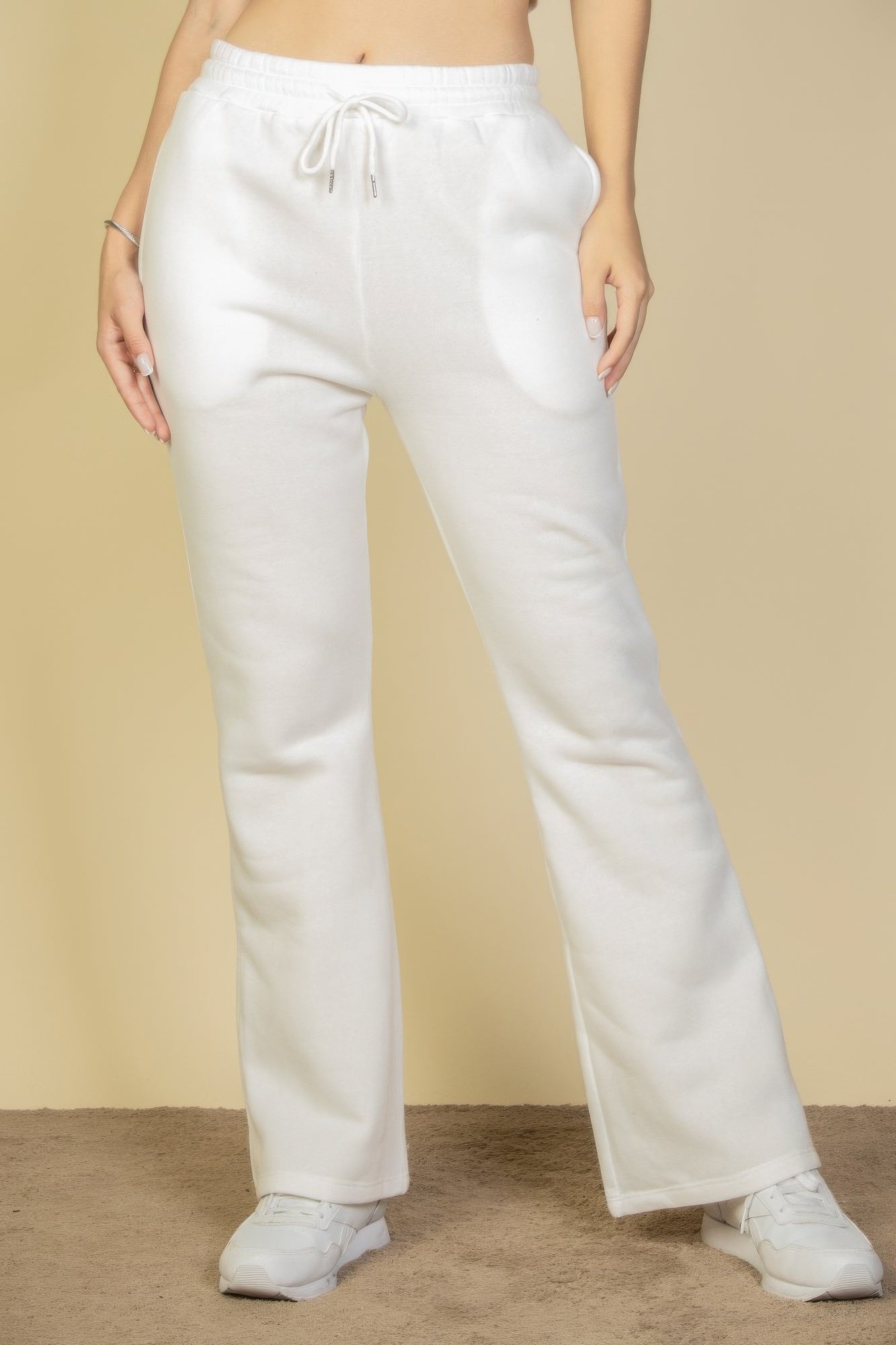 Drawstring Waist Slant Pocket Sweatpants product image