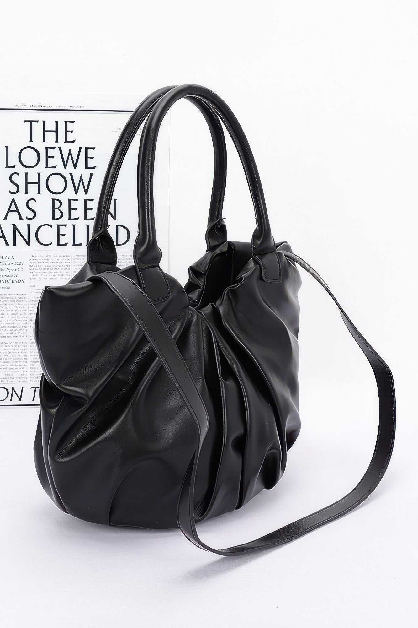 Faux Leather Tote Bag product image