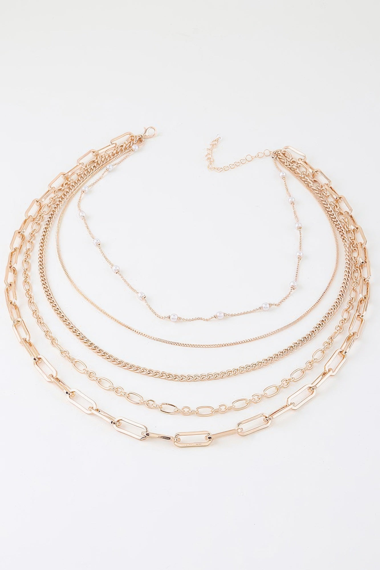 Multi Chain Drop Necklace product image