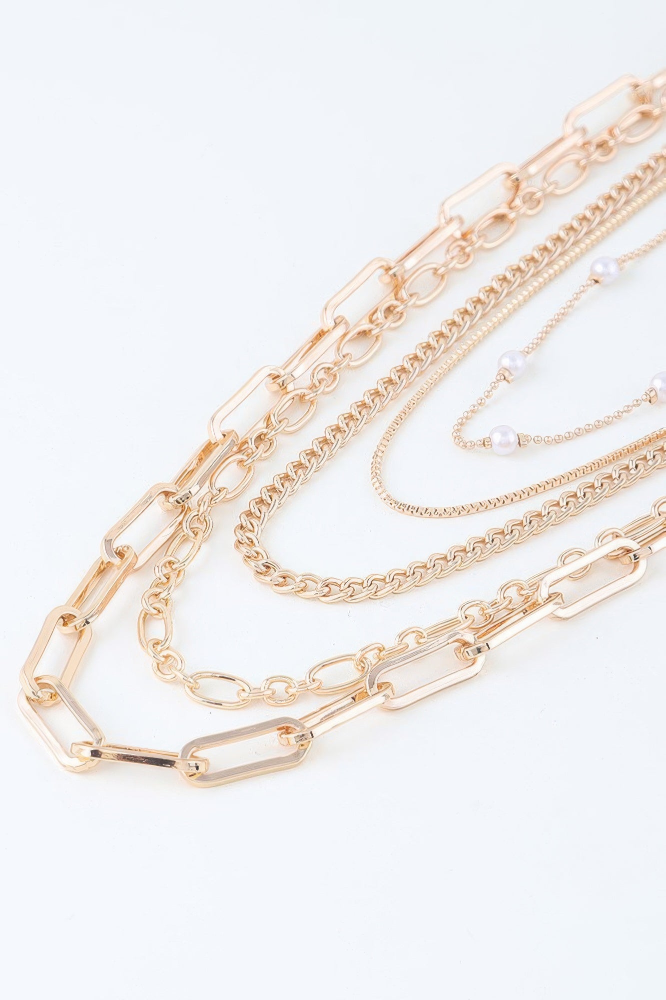 Multi Chain Drop Necklace product image