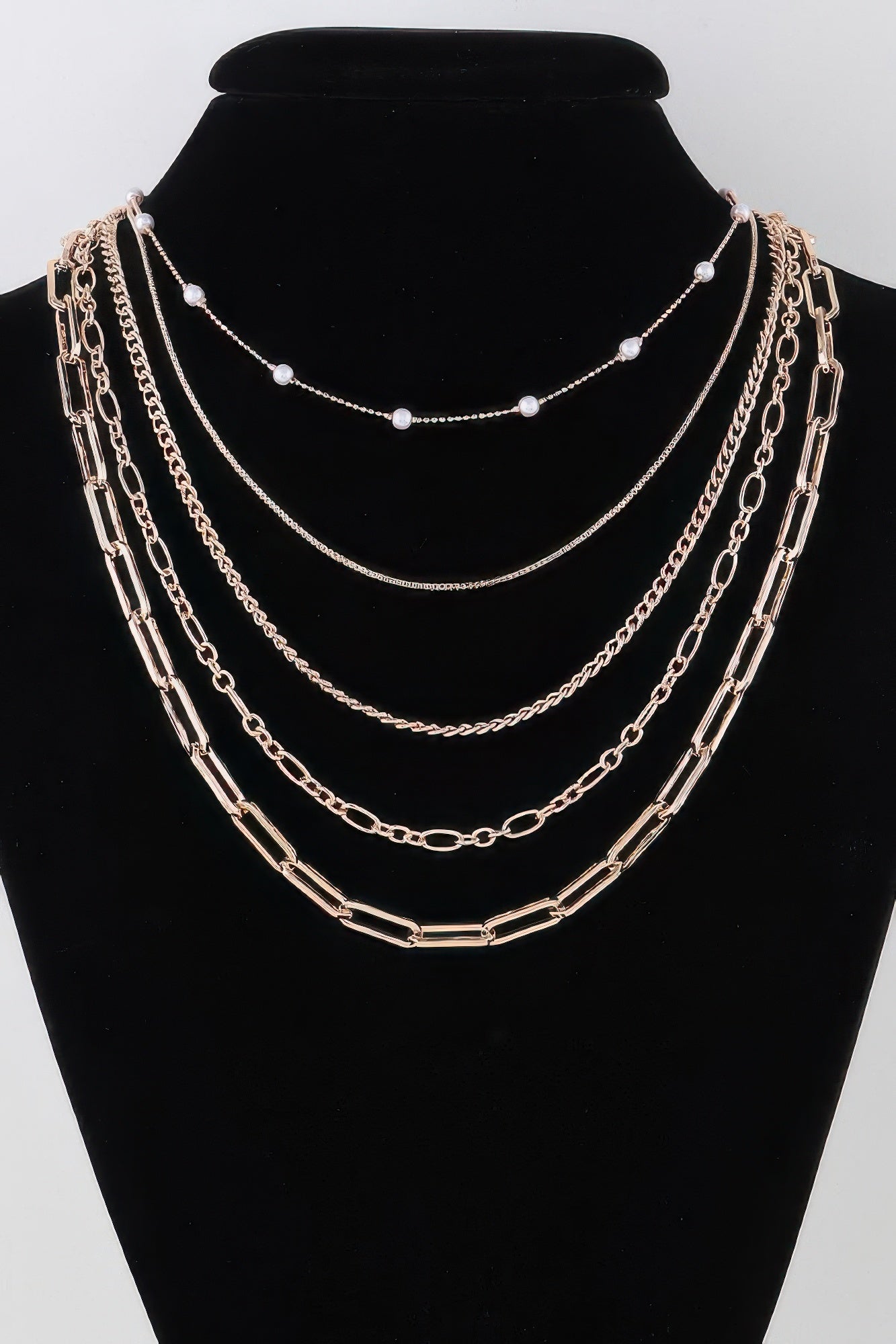 Multi Chain Drop Necklace product image