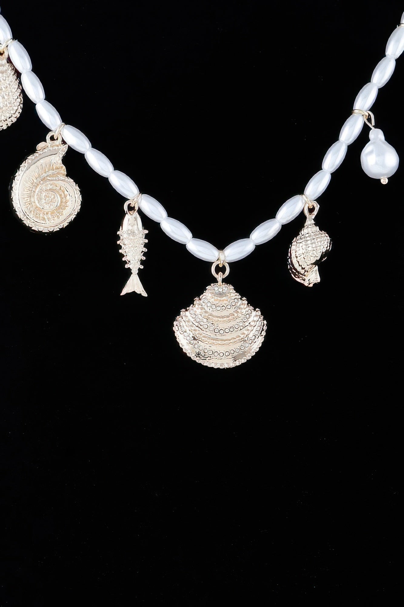 Pearled Under The Sea Charm Necklace product image