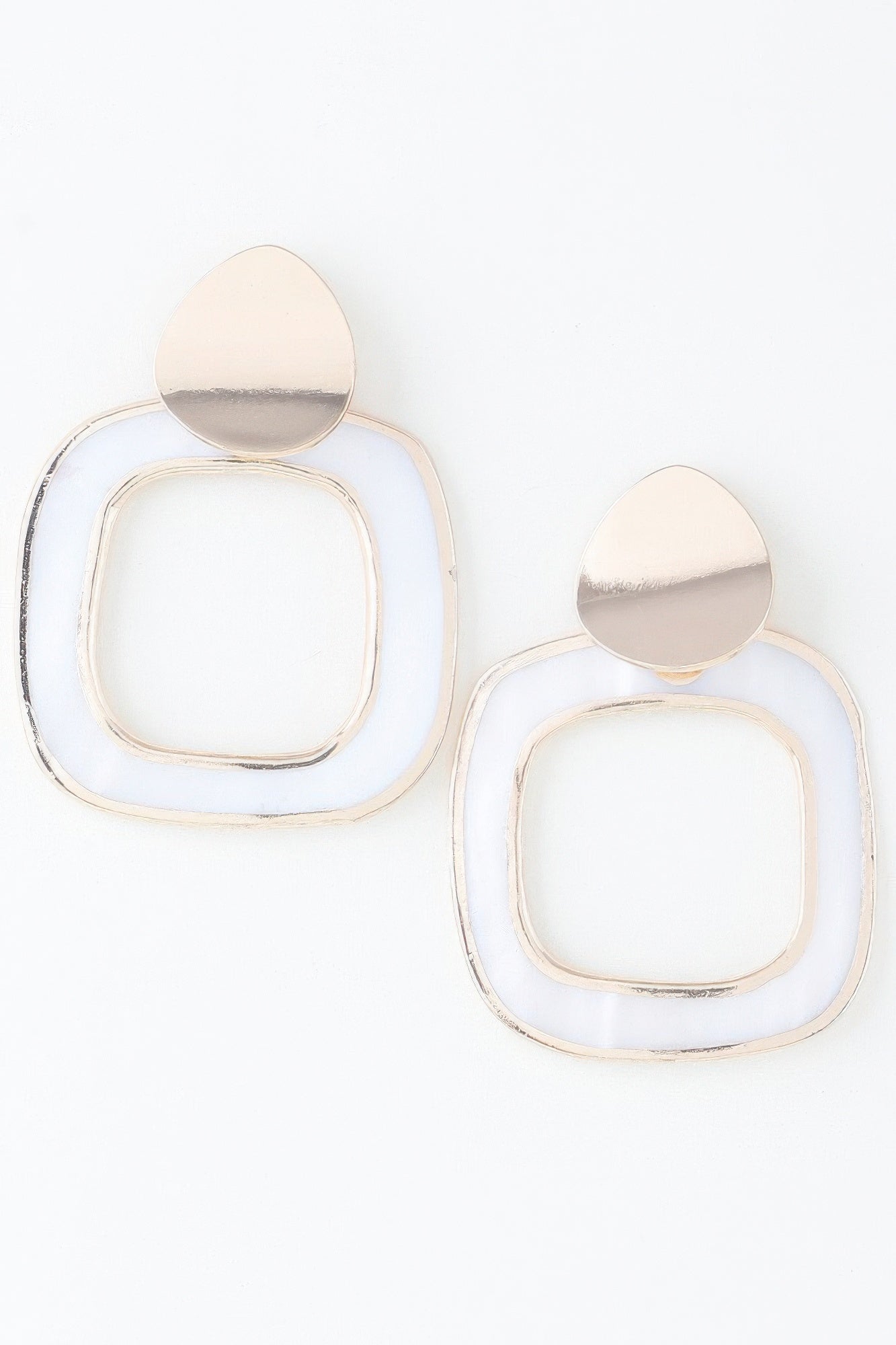 Abstract Marble Frame Earrings product image