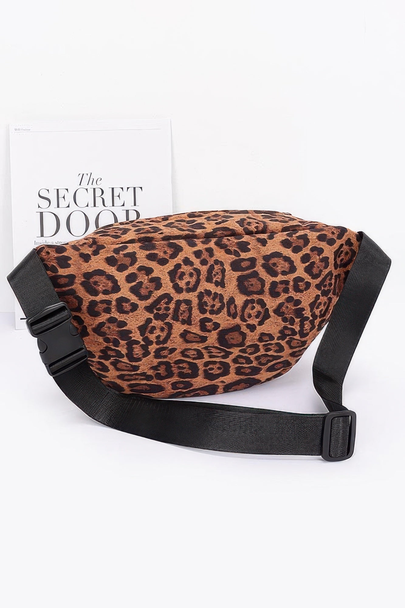Faux Suede Leo Crossbody Bag product image