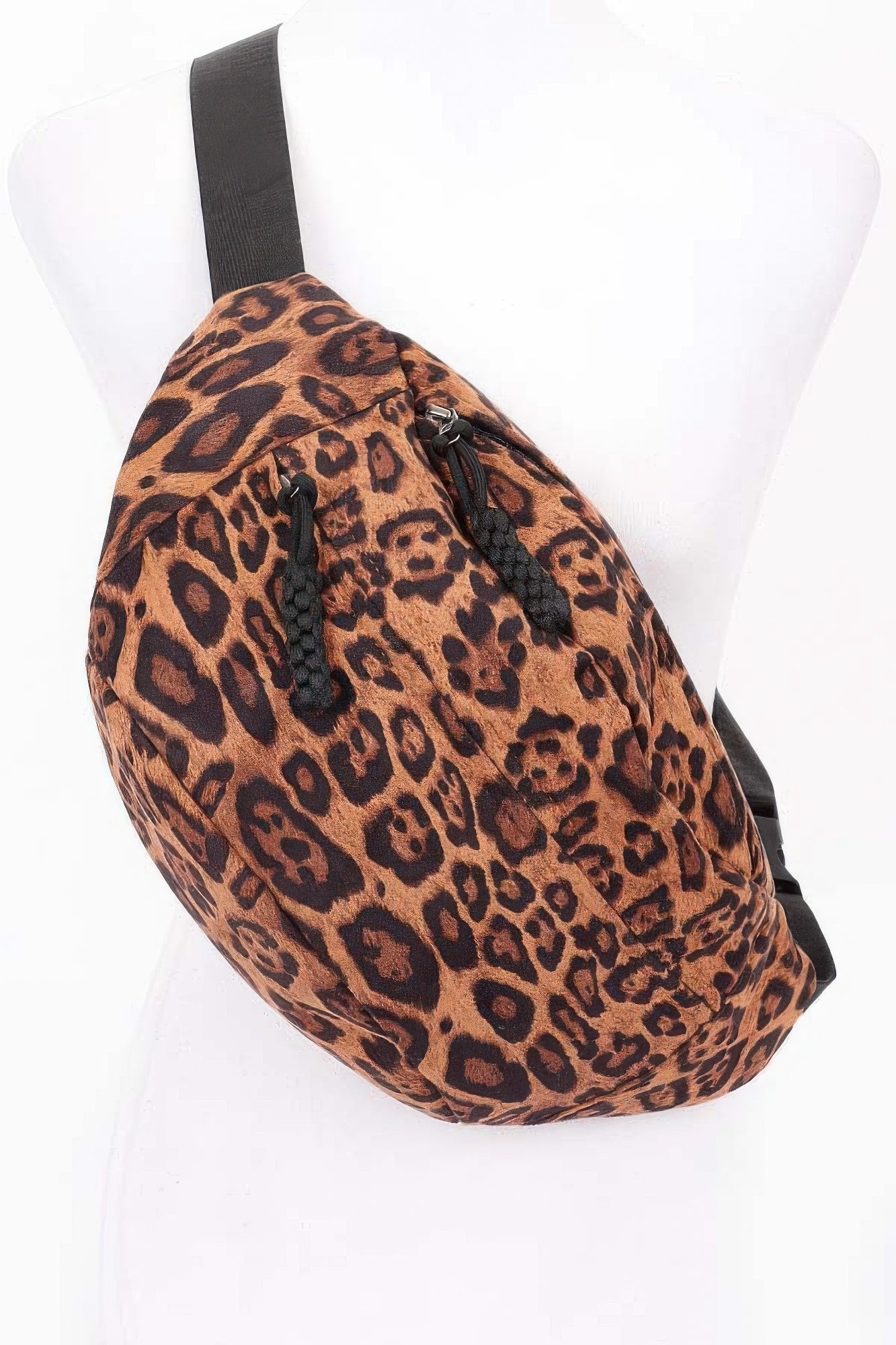 Faux Suede Leo Crossbody Bag product image