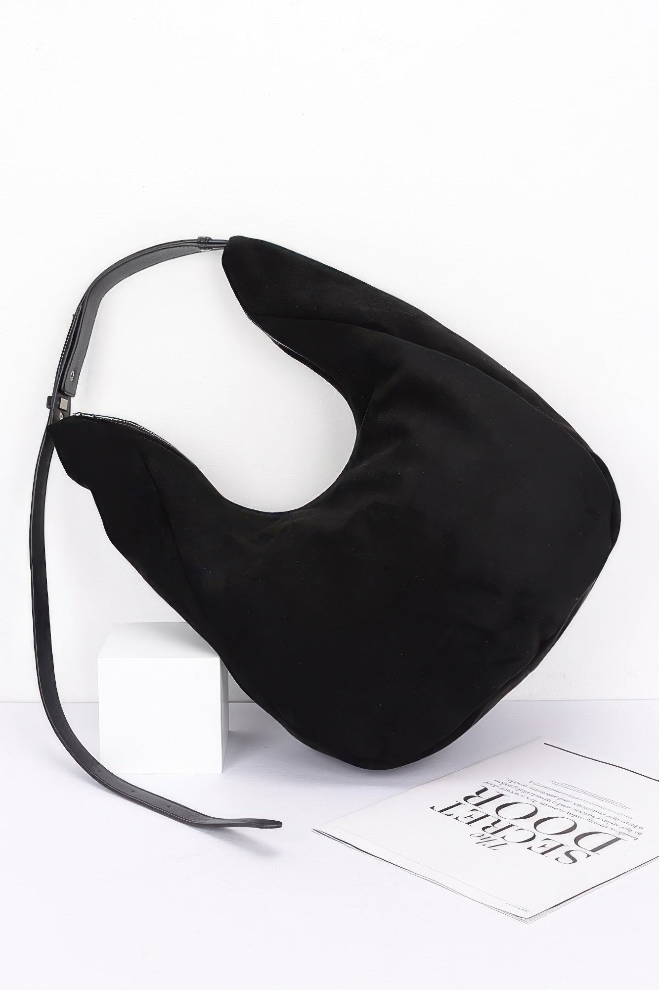 Faux Suede Bindle Bag product image