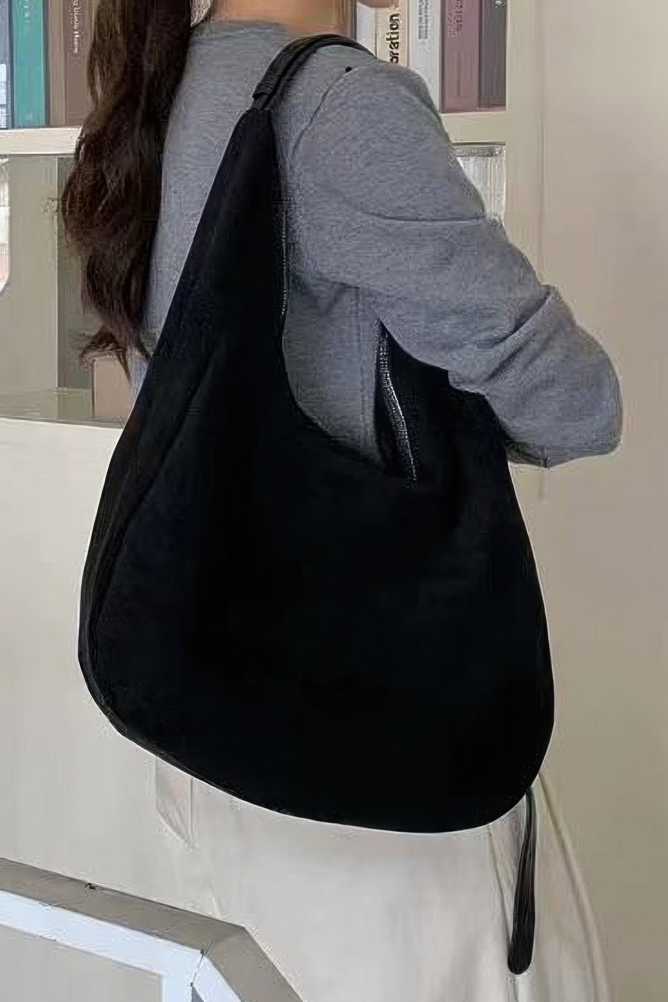 Faux Suede Bindle Bag product image