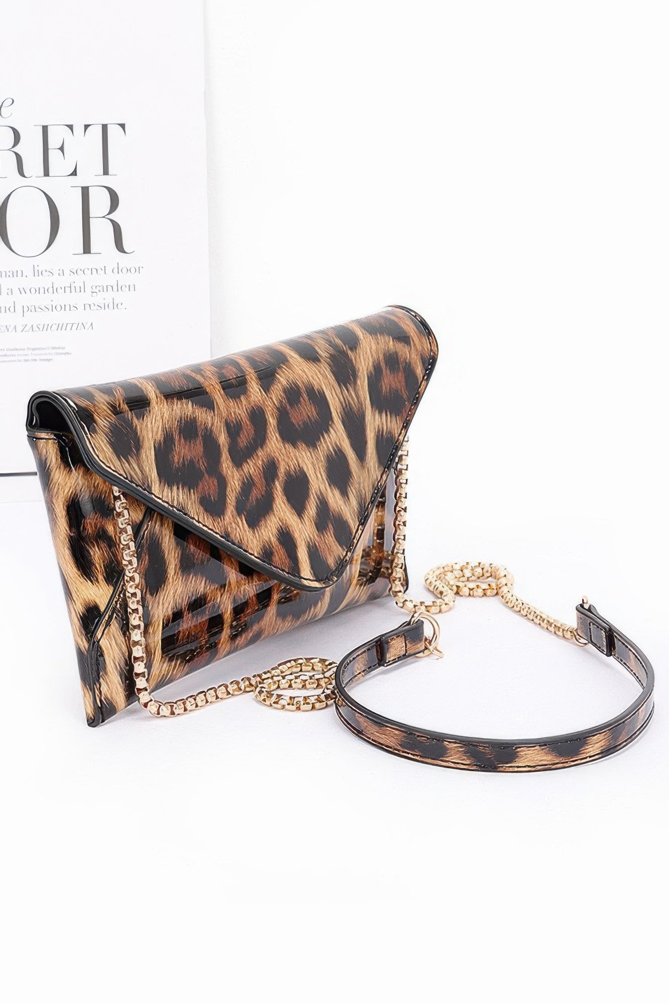 Enamel Envelope Clutch product image