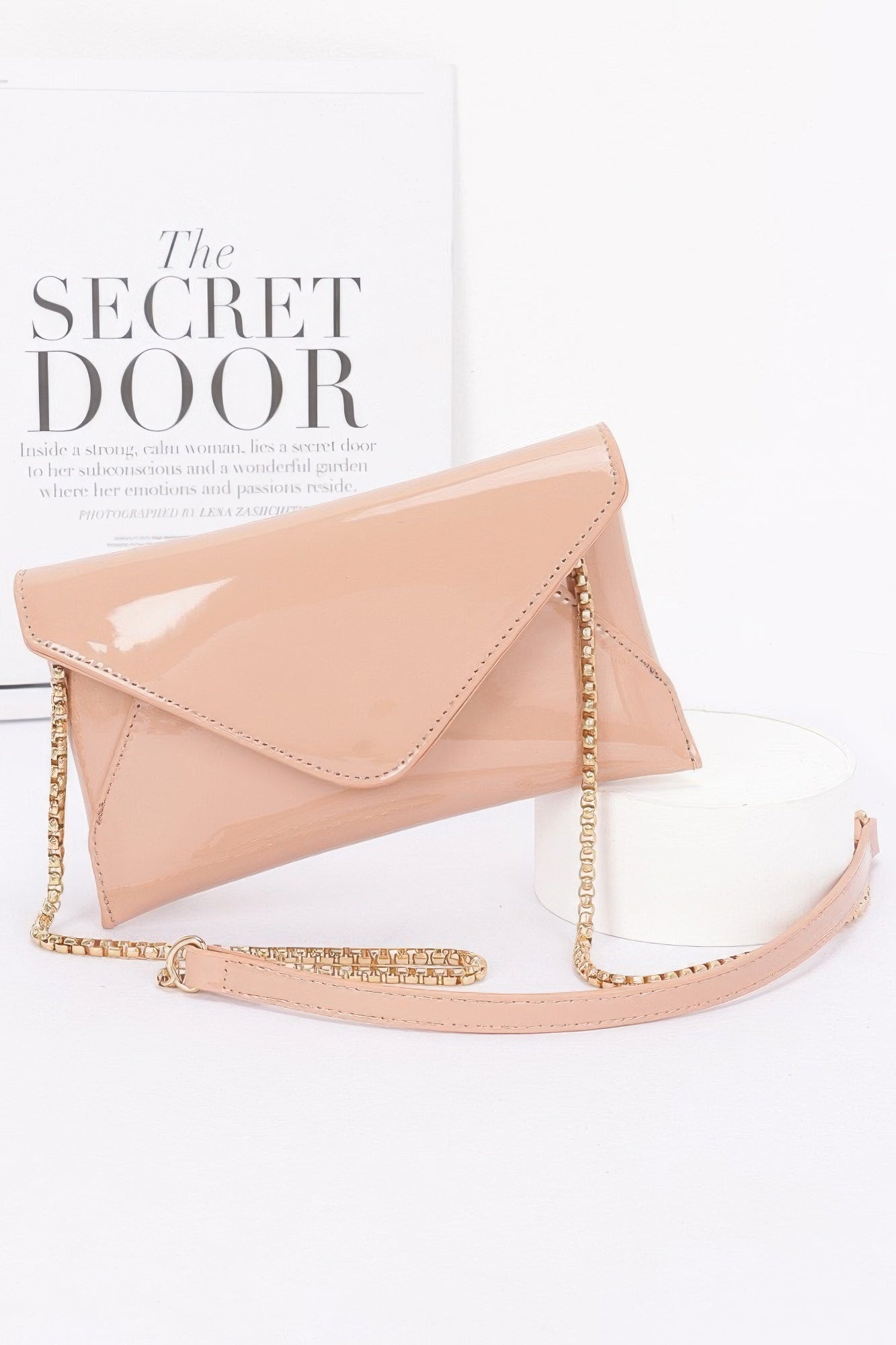 Enamel Envelope Clutch product image