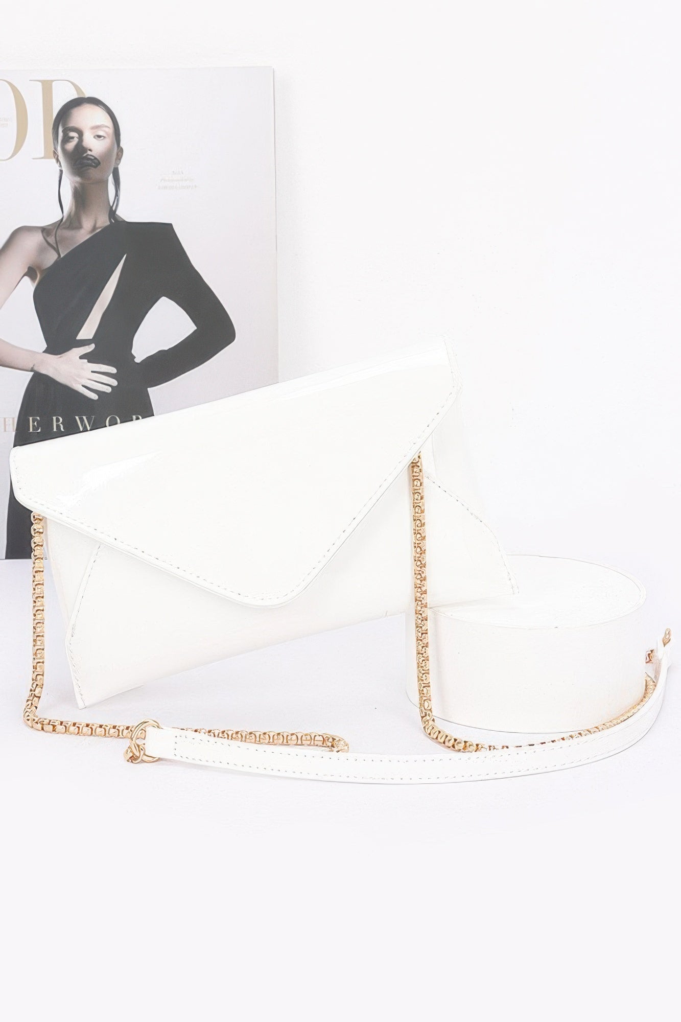 Enamel Envelope Clutch product image