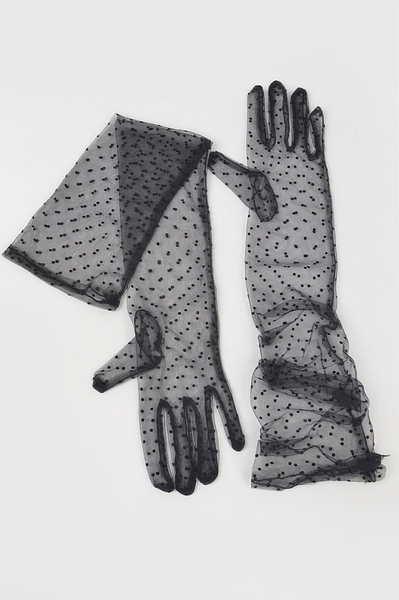 Long Polka Dot Gloves product image